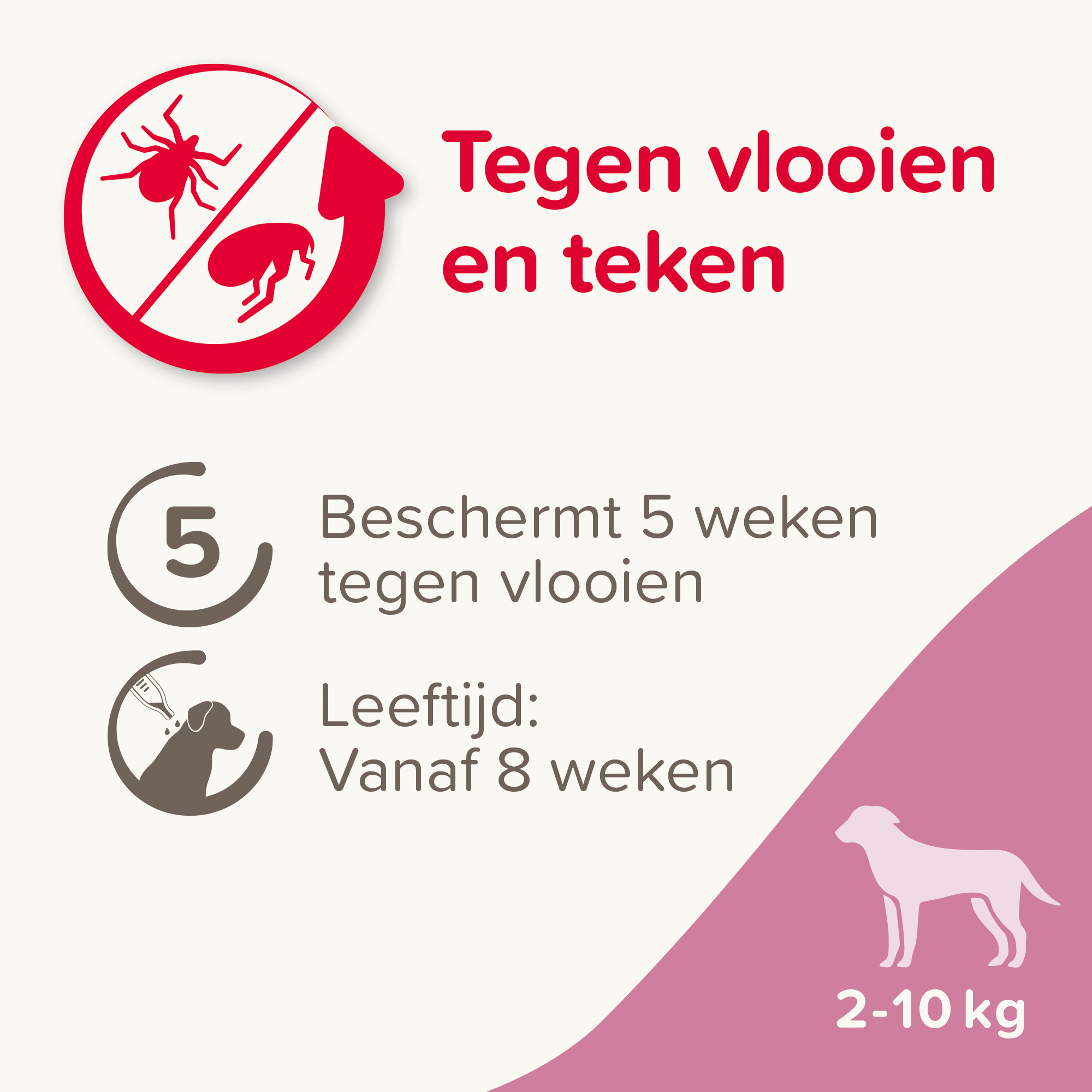 Beaphar FIPROtec® Spot-On Hond 2-10kg 4 pipetten