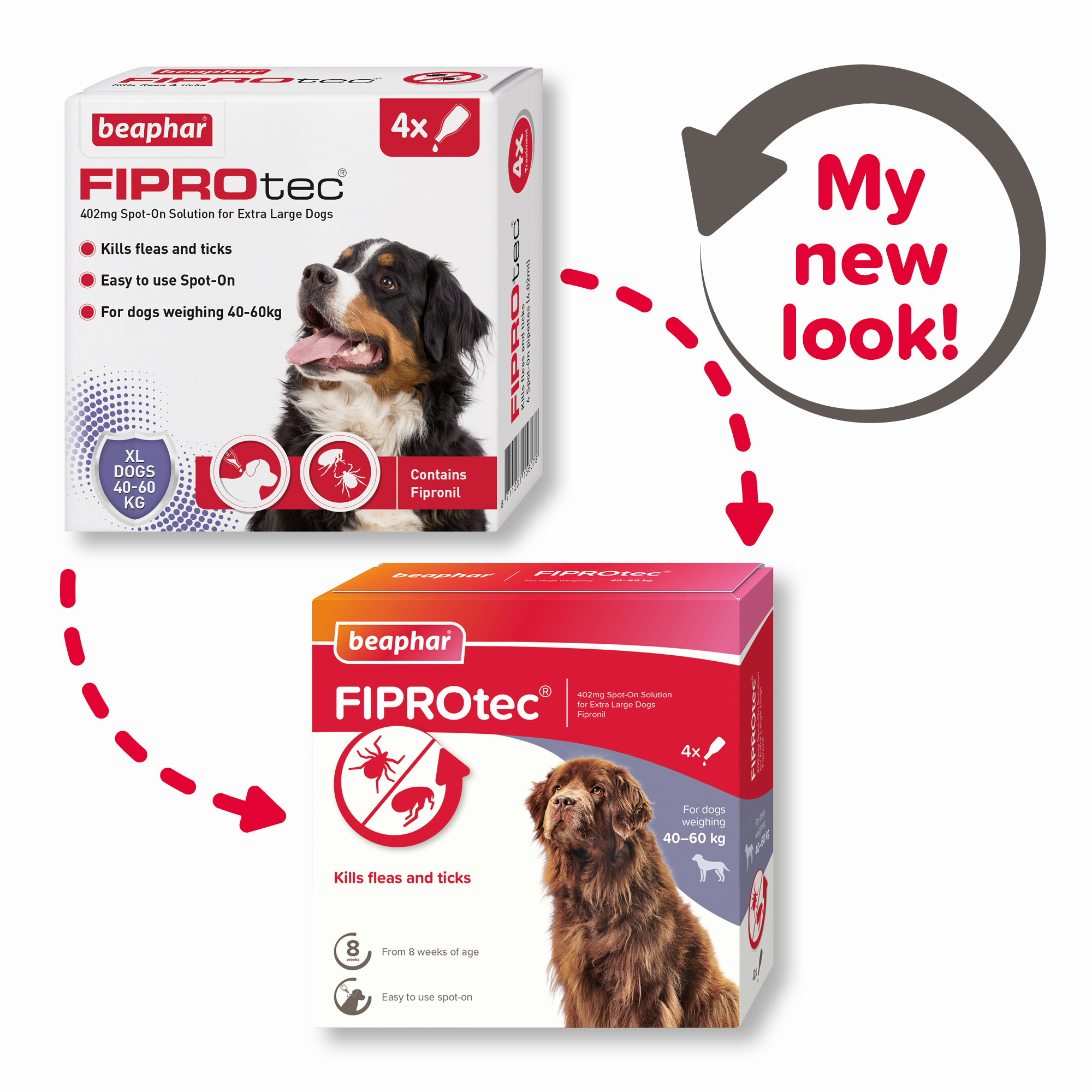 Beaphar FIPROtec® Spot-On Extra Large Dog