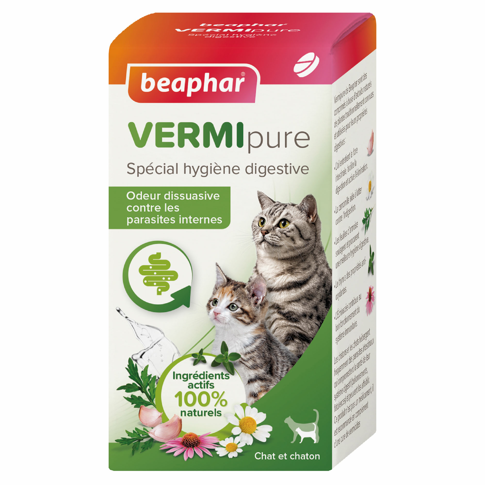 Beaphar VERMIpure Wormer Tablets Cat & Kitten