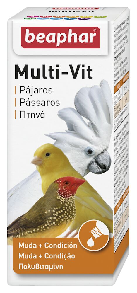 Beaphar Multi-Vitaminas para Aves - 20ml