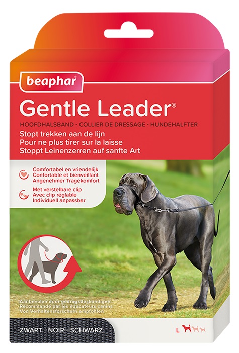 Beaphar Gentle Leader zwart grote hond