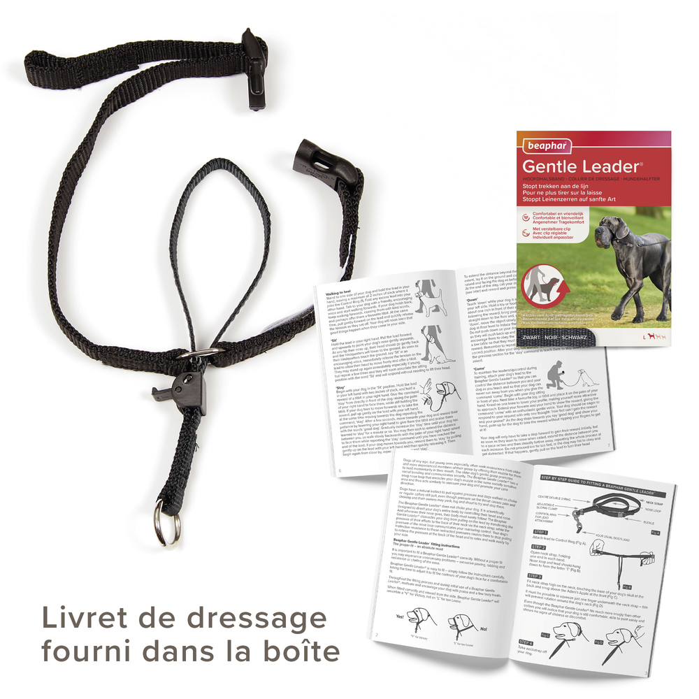Gentle Leader, collier de dressage pour chien (L)