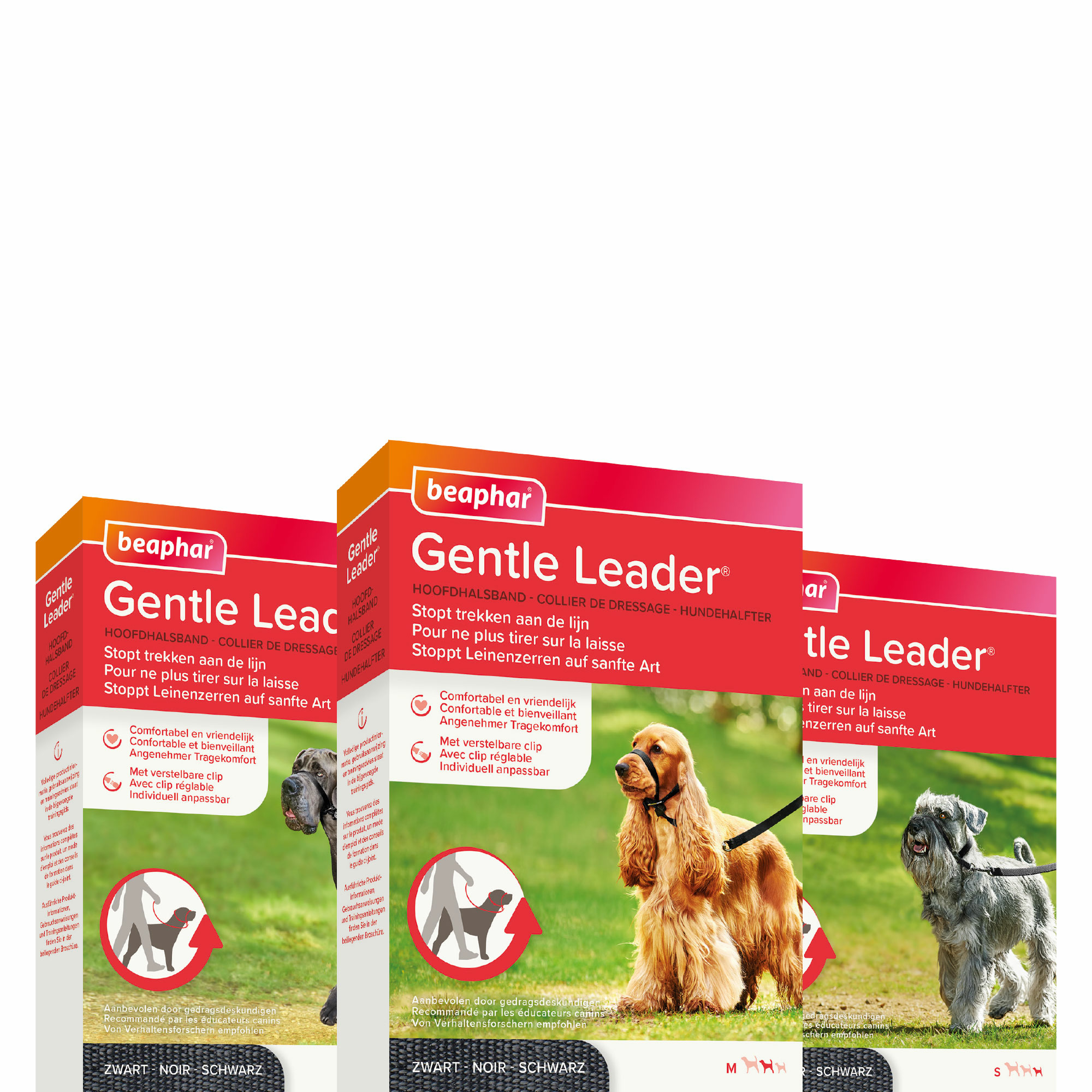 Beaphar Gentle Leader®, Größe: M, Farbe: schwarz