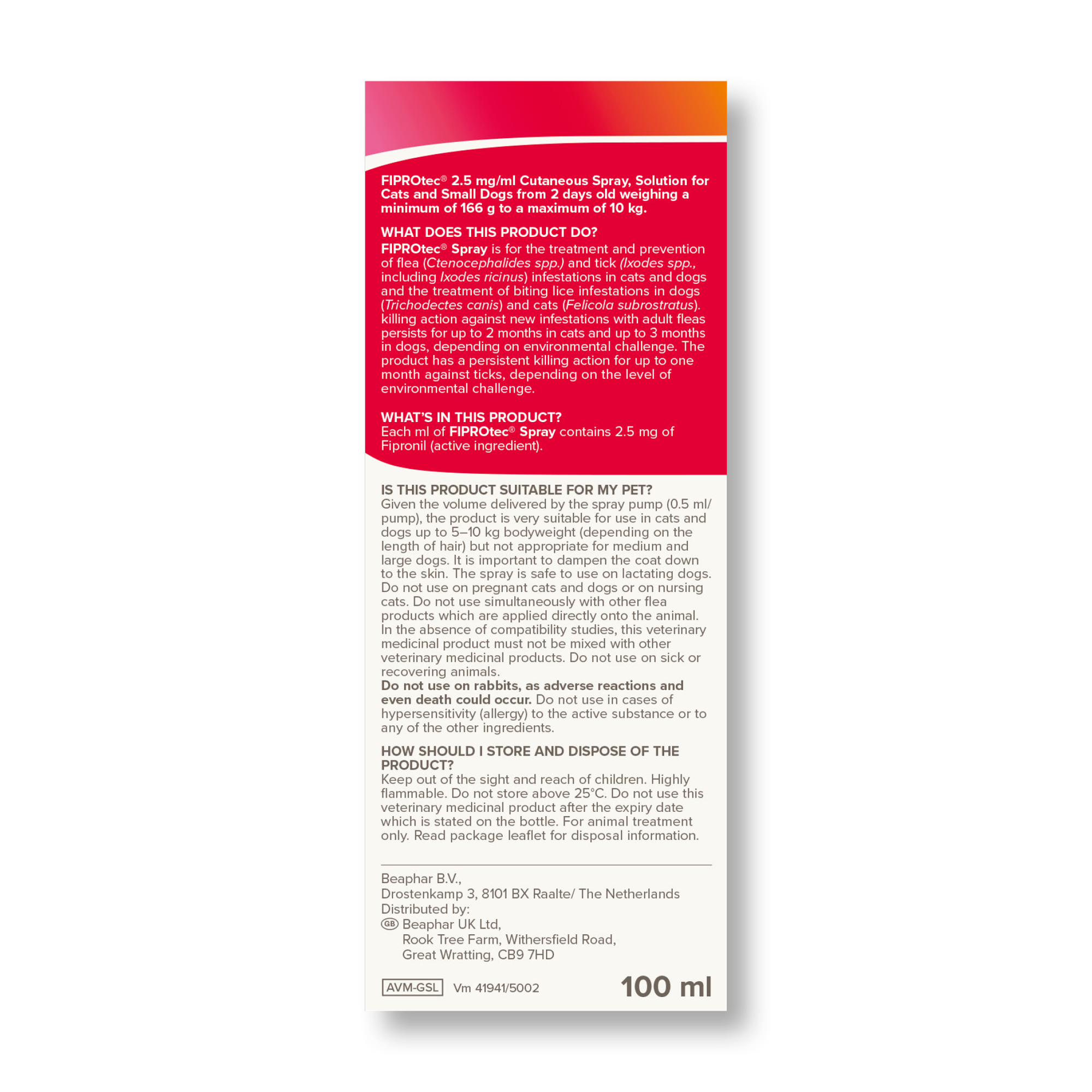 Beaphar FIPROtec® Spray Dog & Cat