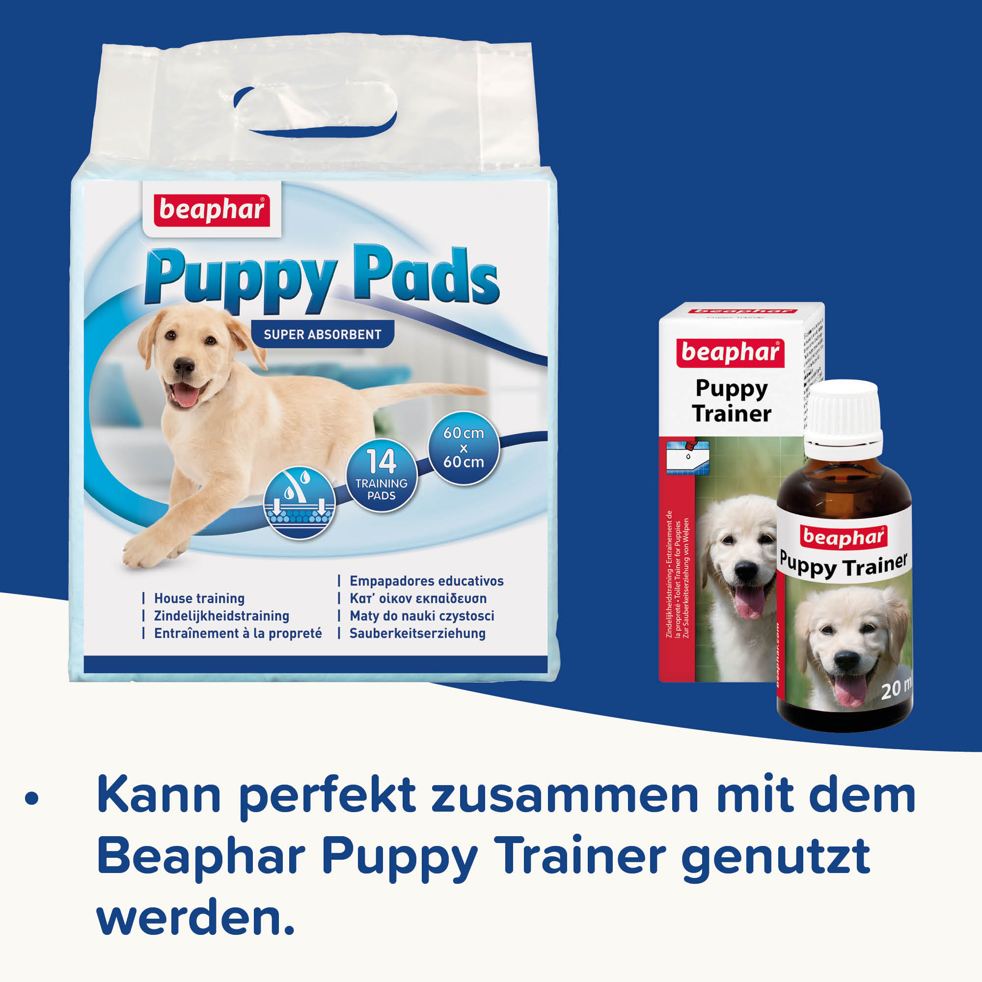 Beaphar Puppy Pads (60x60cm), 14 St.