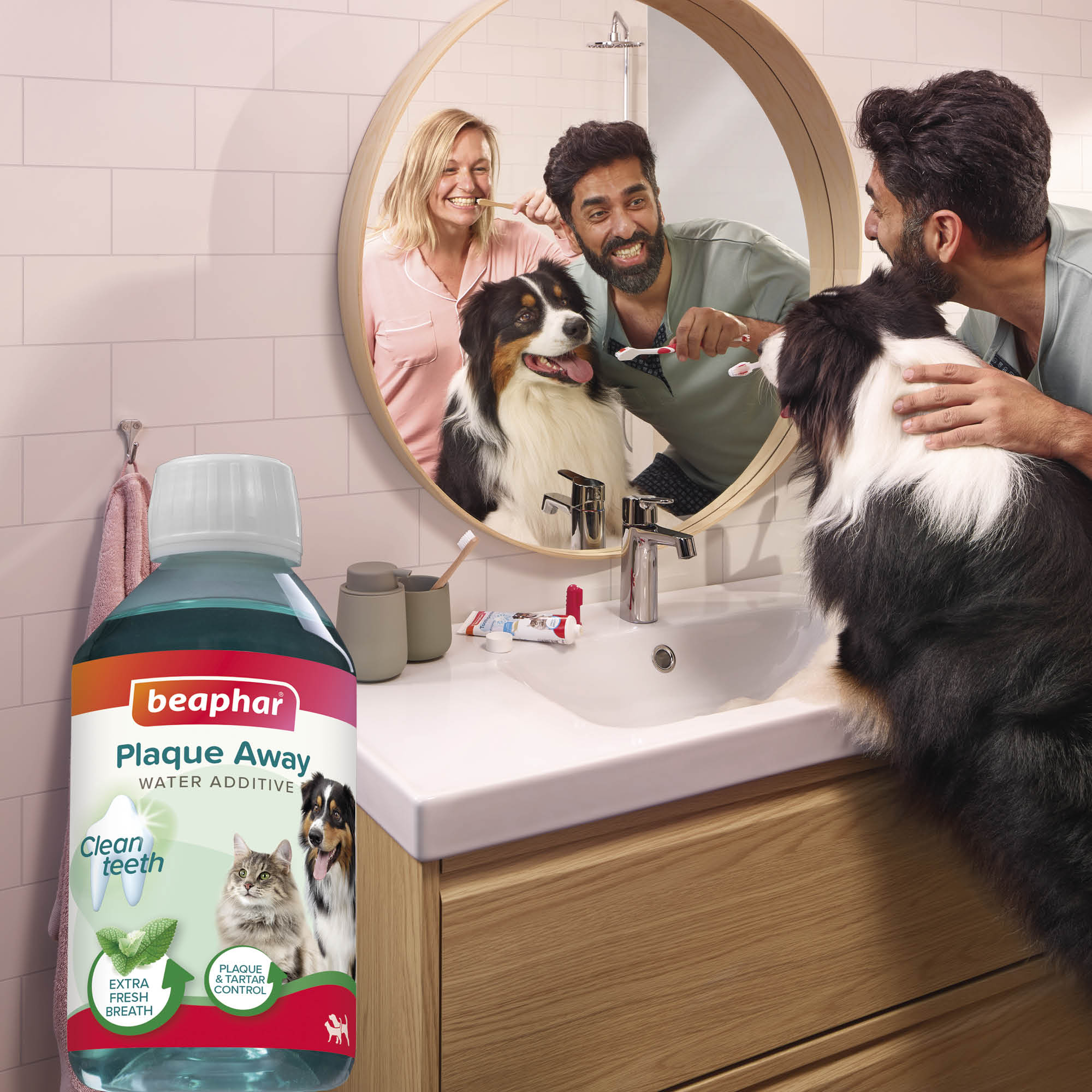 Beaphar Plaque Away Drinking Water Additive for Cats & Dogs, 250ml