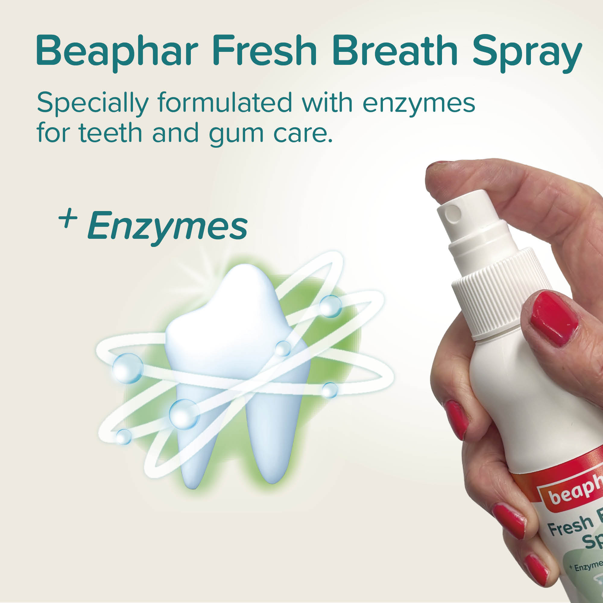 Beaphar Fresh Breath Anti-Plaque Mouth Spray for Dogs and Cats, 150ml