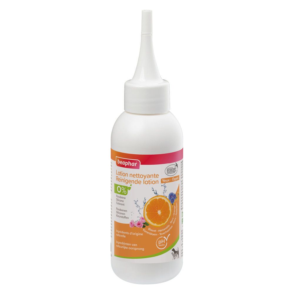 Lotion nettoyante pour les yeux labellisée Ecocert