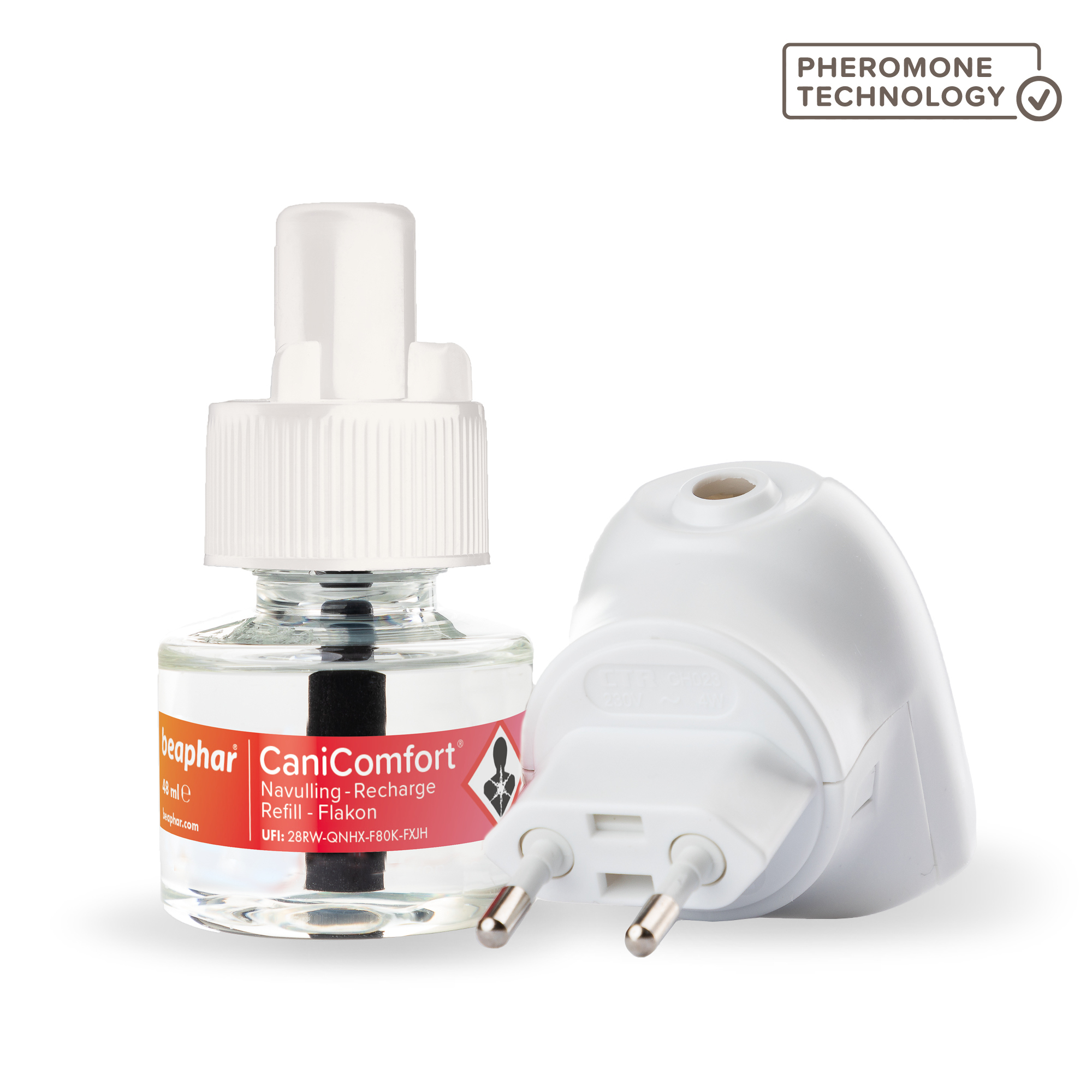 CaniComfort®, diffuseur et recharge calmants pour chiens