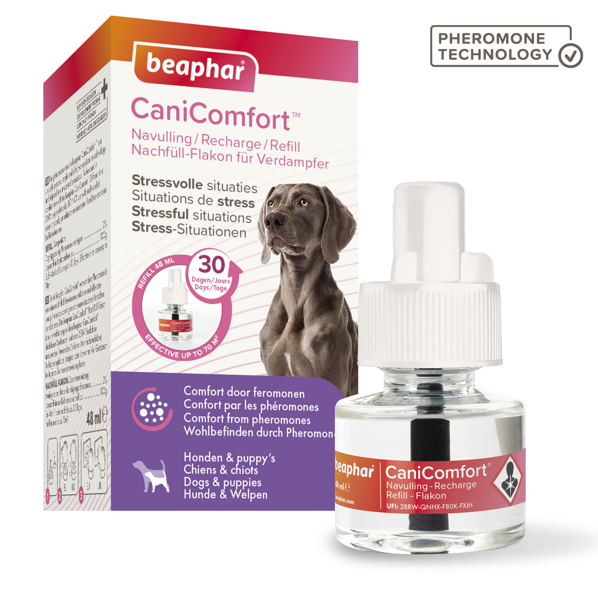 Beaphar CaniComfort® 30 Day Calming Diffuser Refill, 48ml