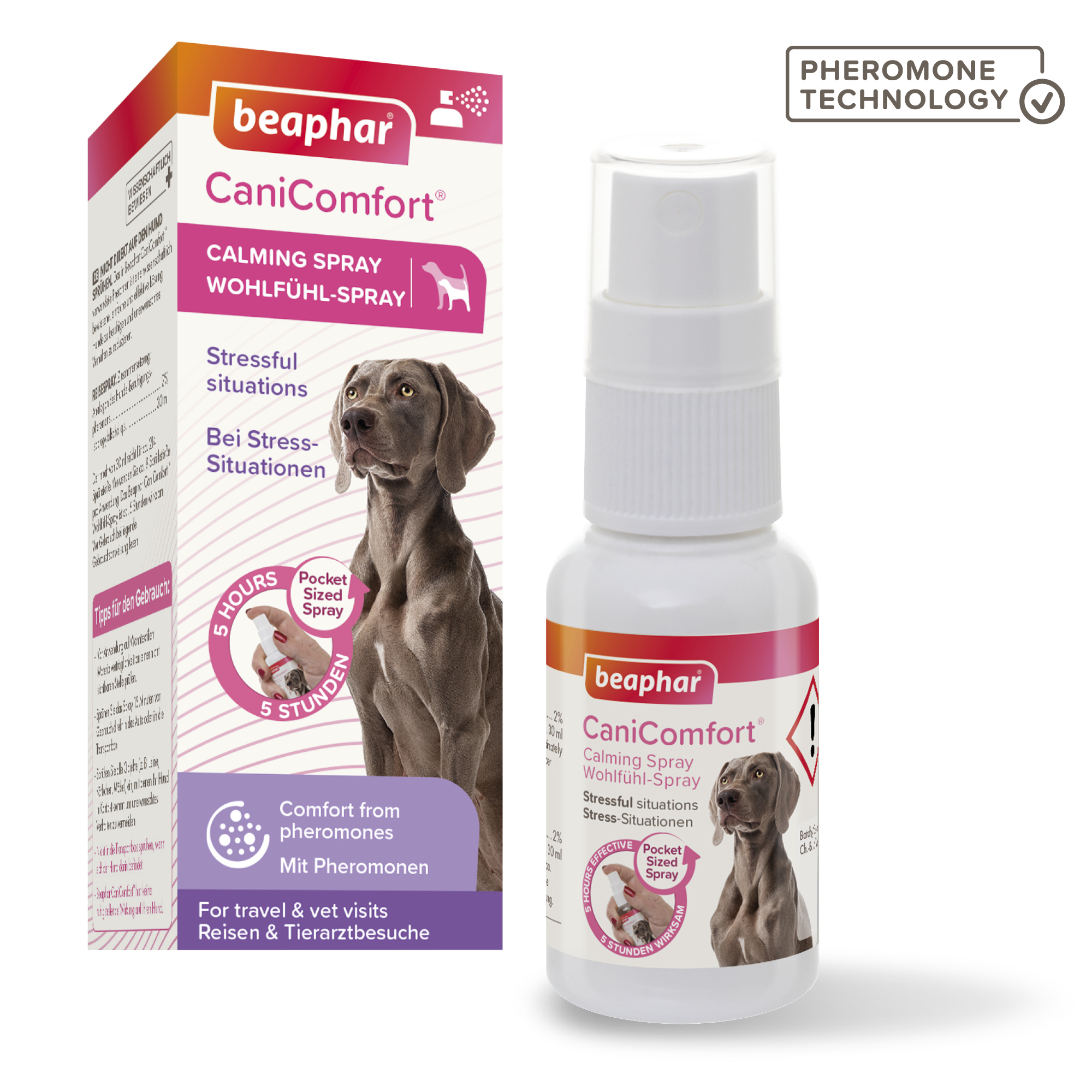 Beaphar CaniComfort® Pheromone Calming Spray for Dogs, 30ml