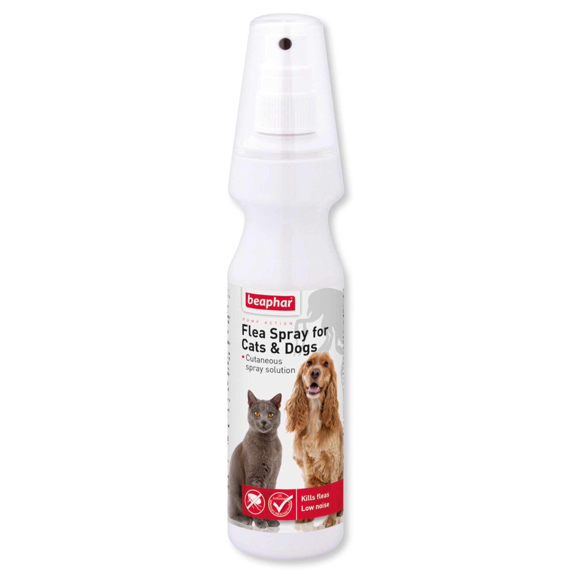 Beaphar Pump Action Flea Spray for Cats and Dogs, 150ml