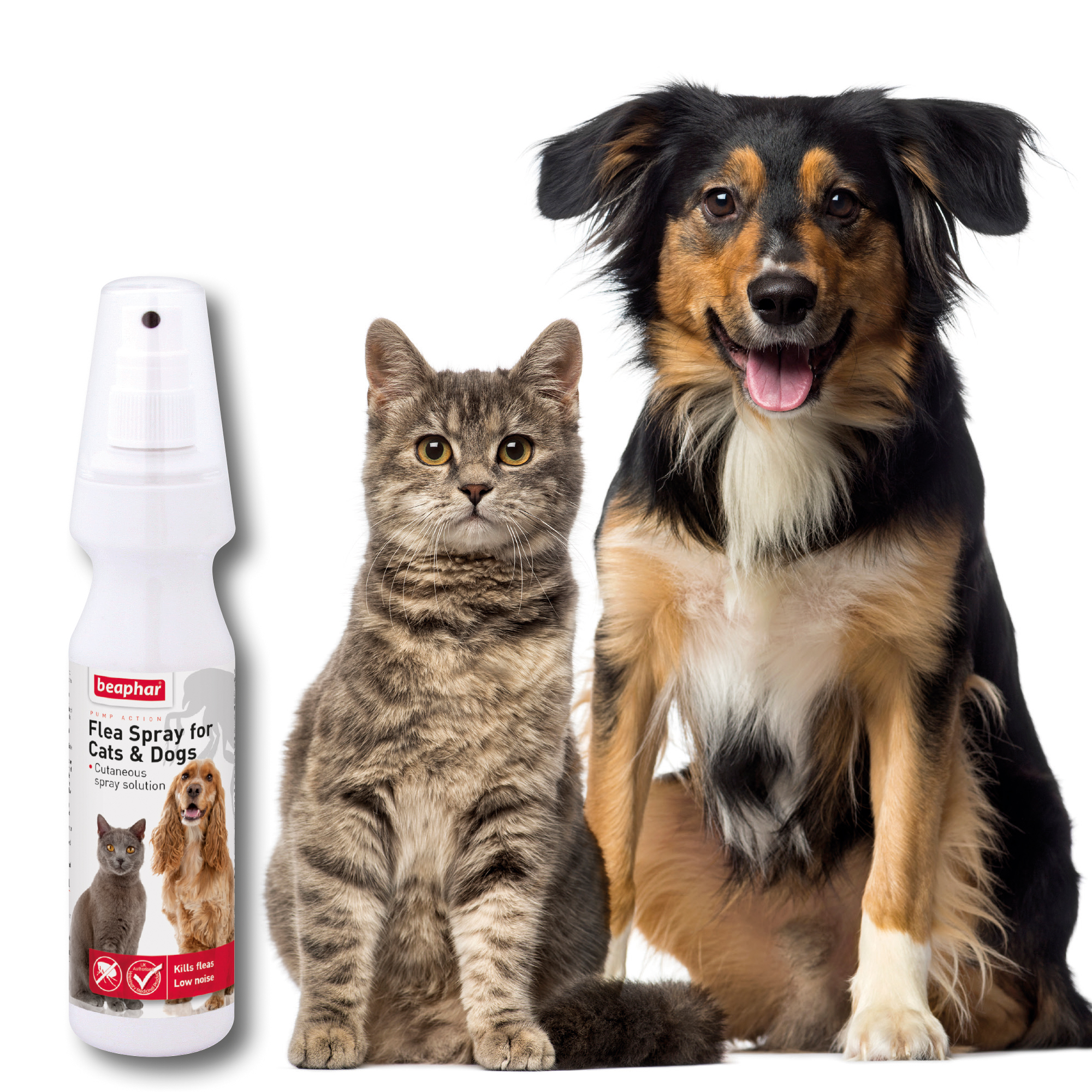 Beaphar Pump Action Flea Spray for Cats and Dogs, 150ml