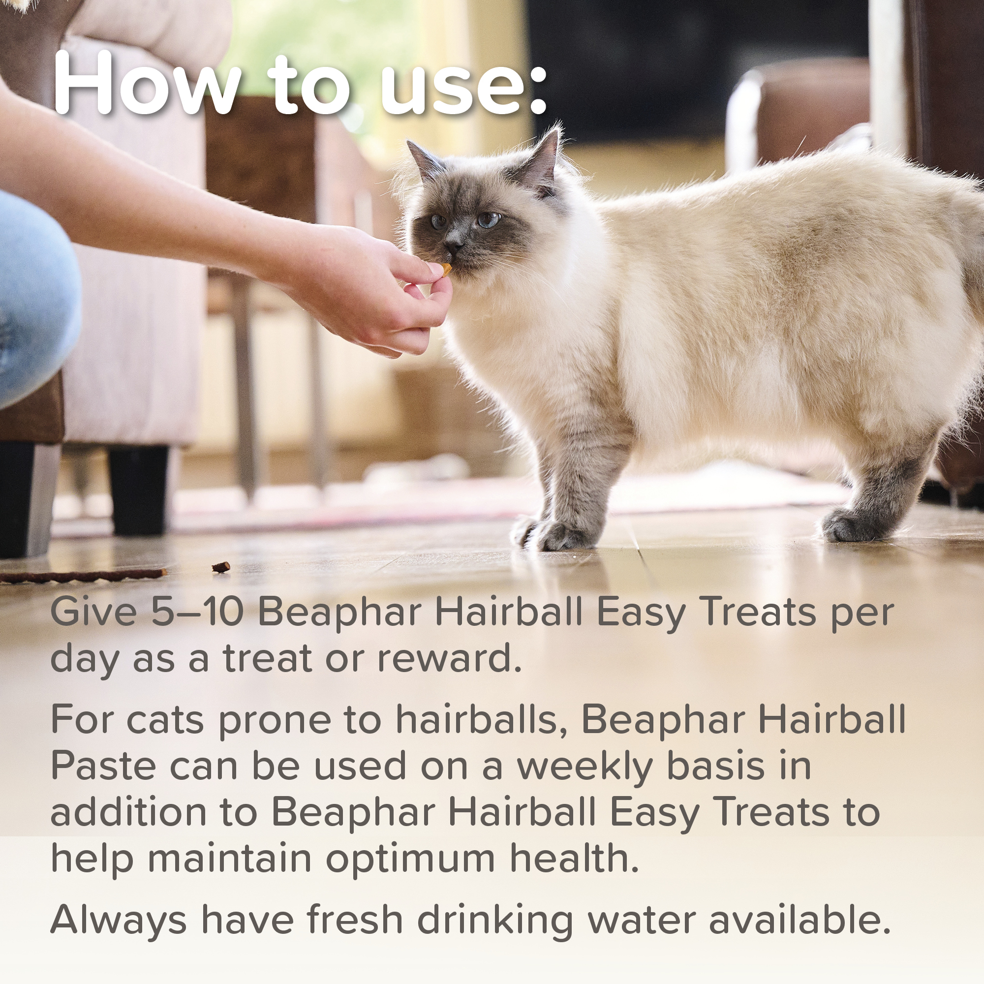 Beaphar Hairball Easy Treats for Cats, 35g (75 treats approx.)