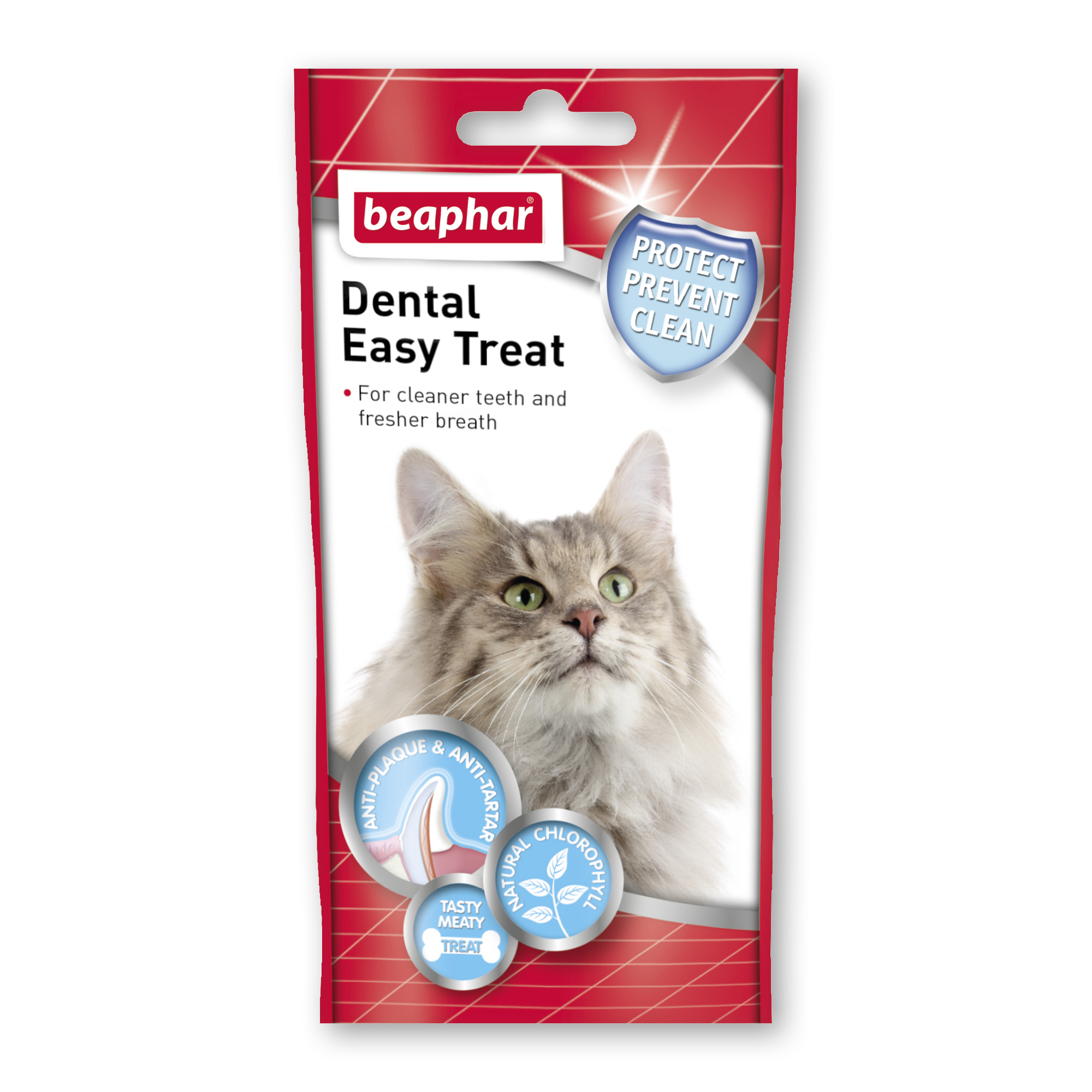 Beaphar Dental Easy Treats for Cats, 35g (75 treats approx.)