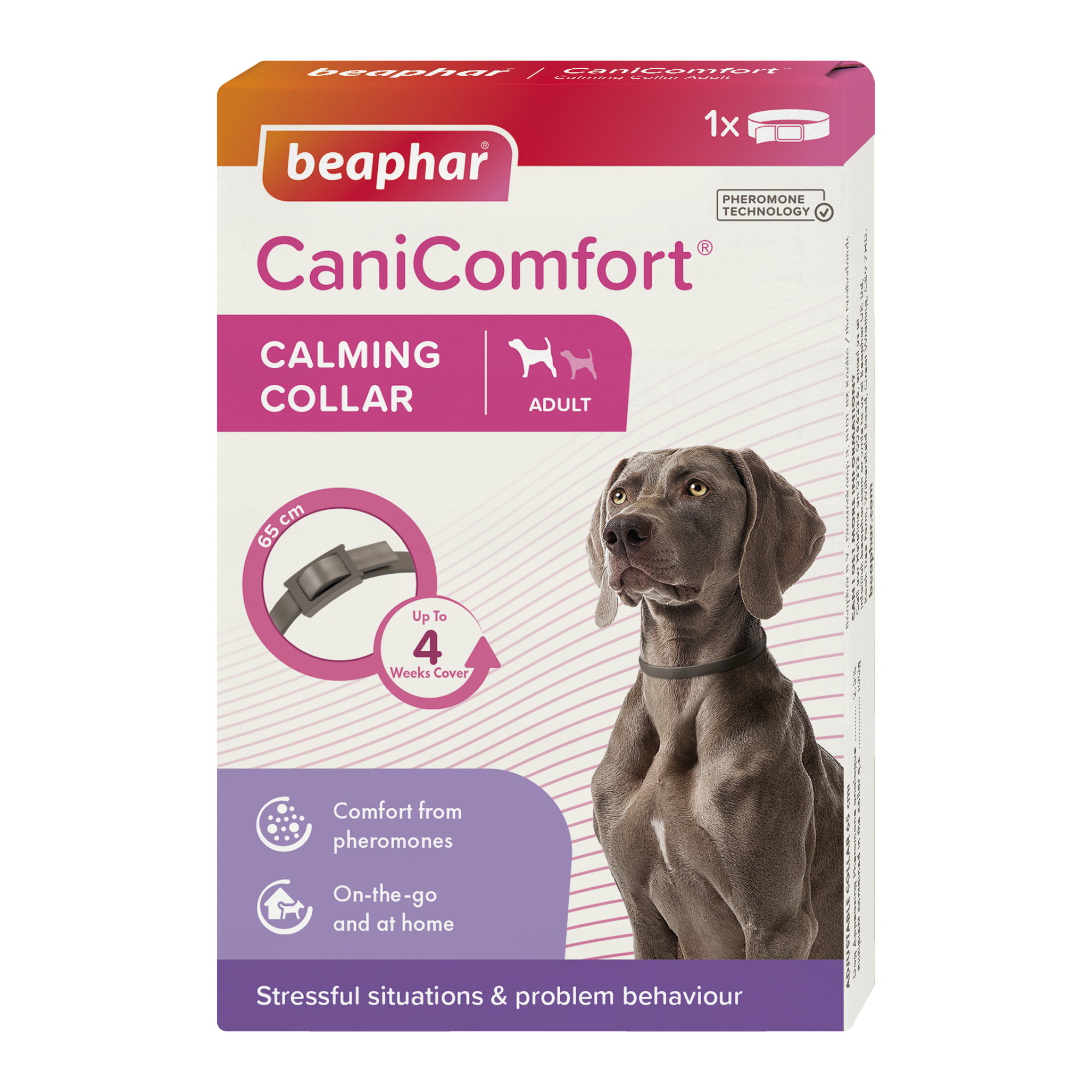 Beaphar CaniComfort® Calming Collar Adult Dog, 65cm