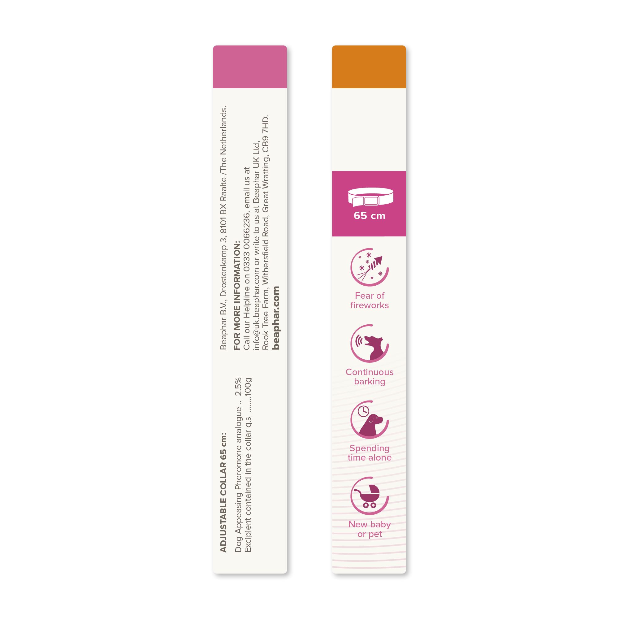Beaphar CaniComfort® Pheromone Calming Collar for Dogs, 65cm