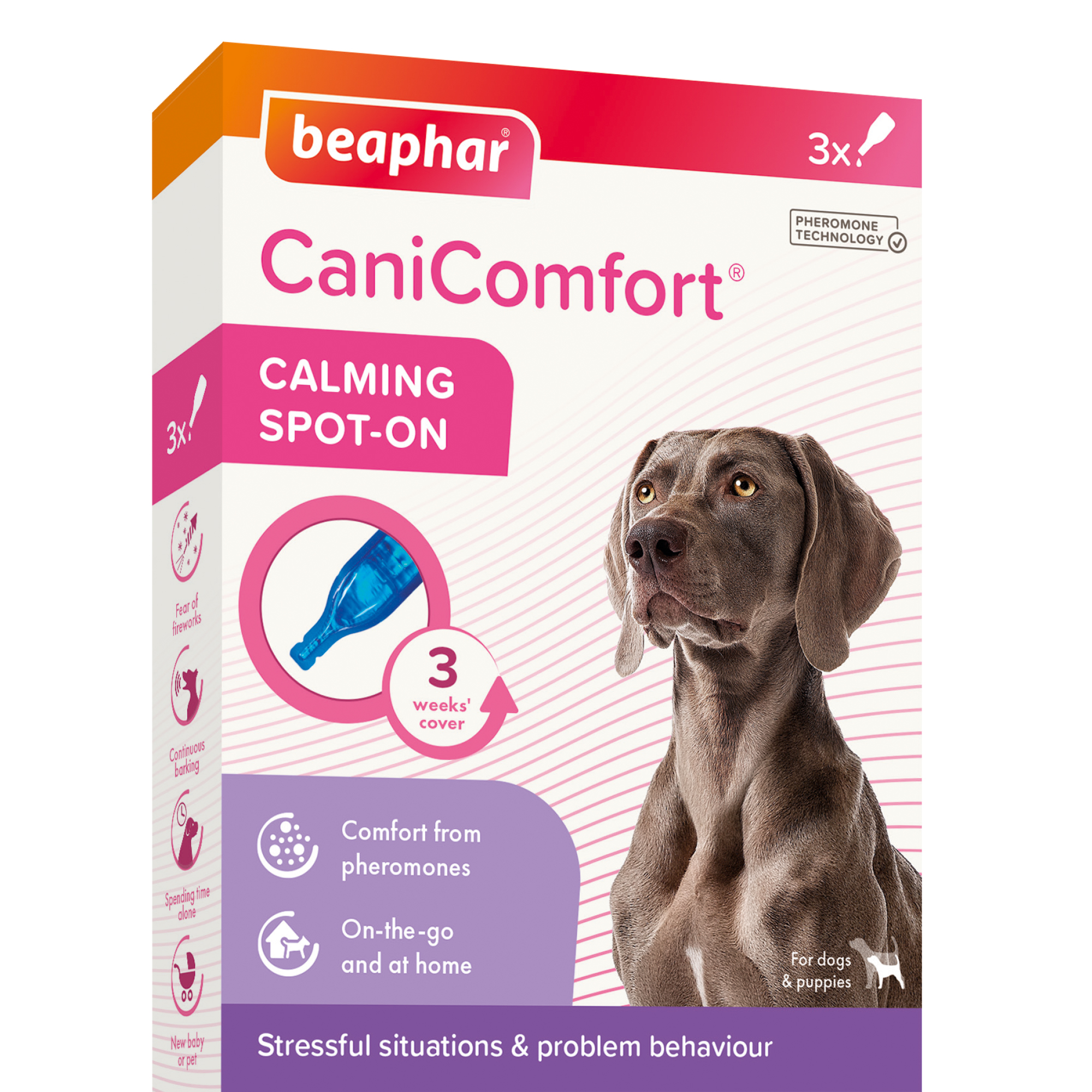 CaniComfort® nyugtató hatású feromonos spot-on