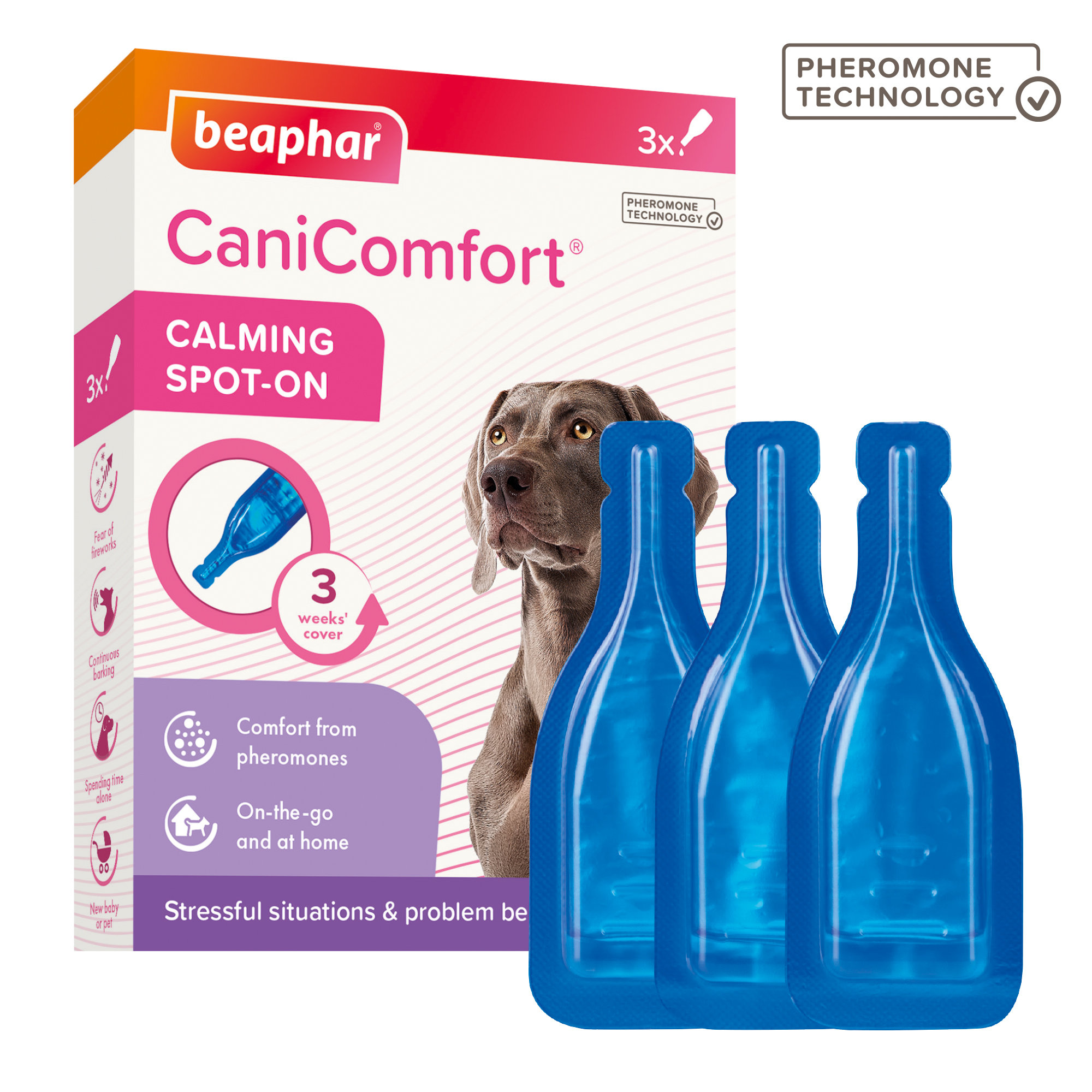 CaniComfort® nyugtató hatású feromonos spot-on