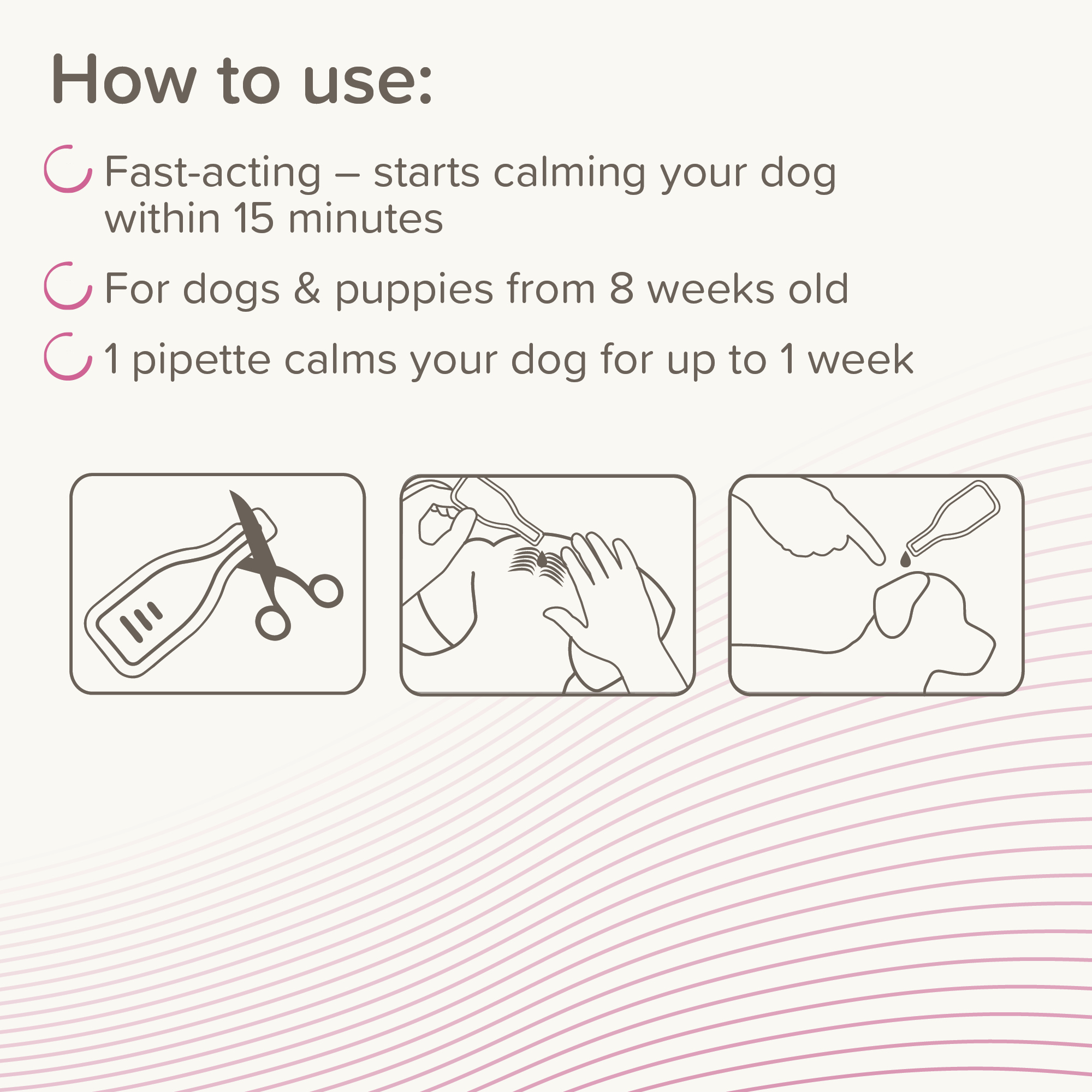Beaphar CaniComfort® Pheromone Calming Spot-On for Dogs, 3 pipettes