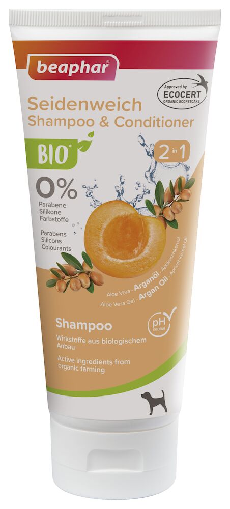 Bio organikus 2in1 sampon és kondicionáló kutyáknak