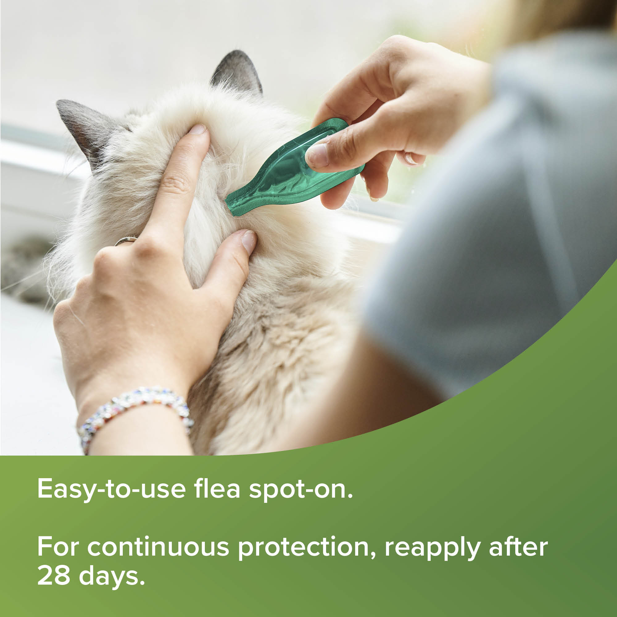 Beaphar VETOpure Plant-Based Flea Repellent Spot-On for Cats, 3 pipettes