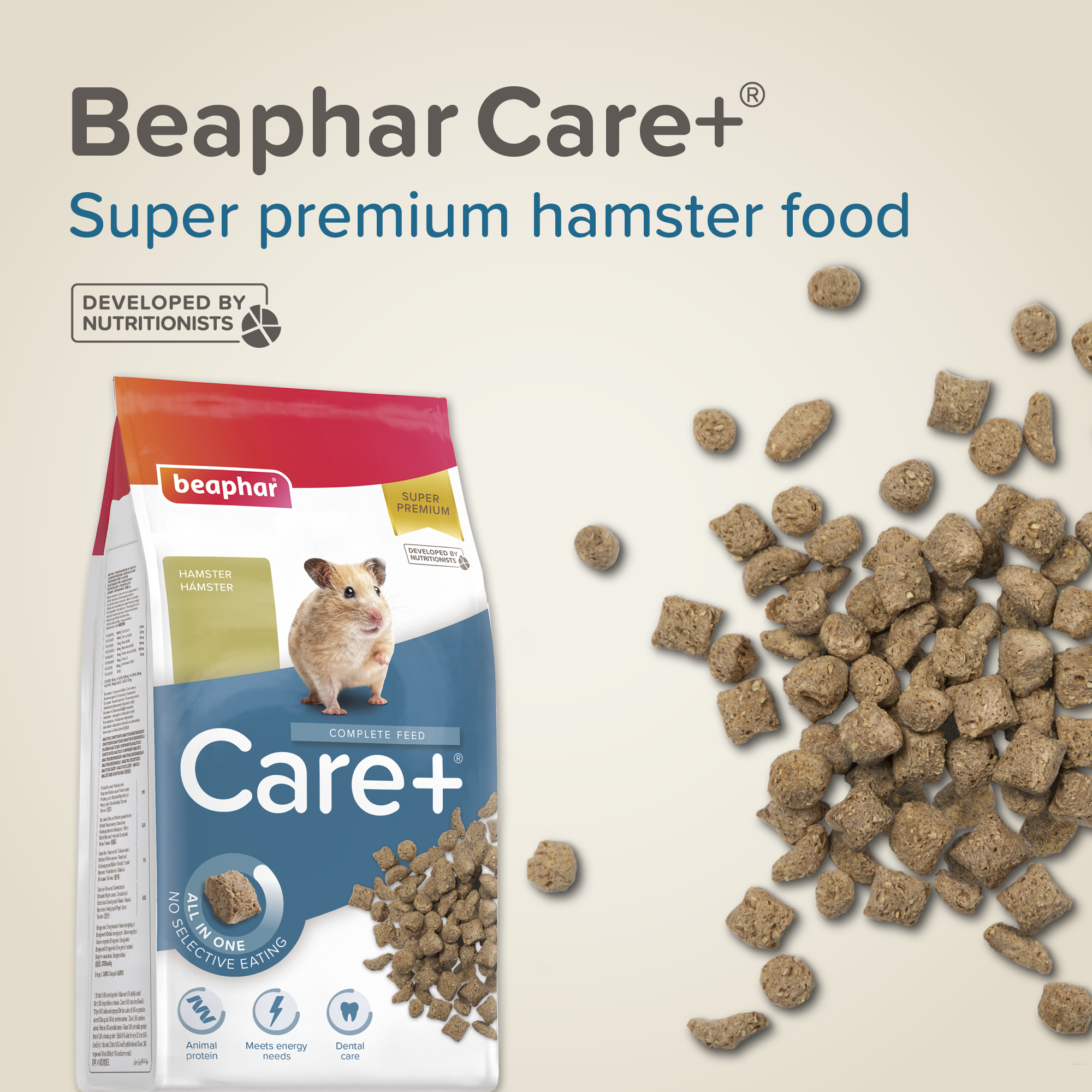 Beaphar CARE+® Hamster Food, 750g