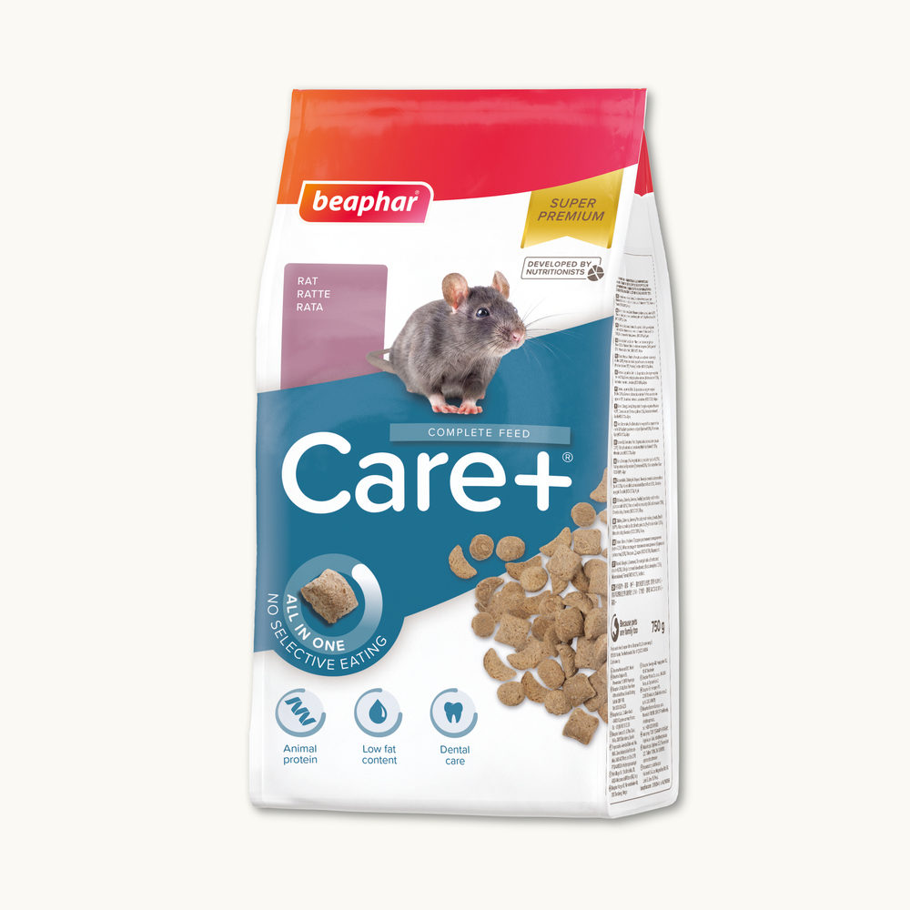 Care +, Alimentation extrudée super premium Rat - 750 g