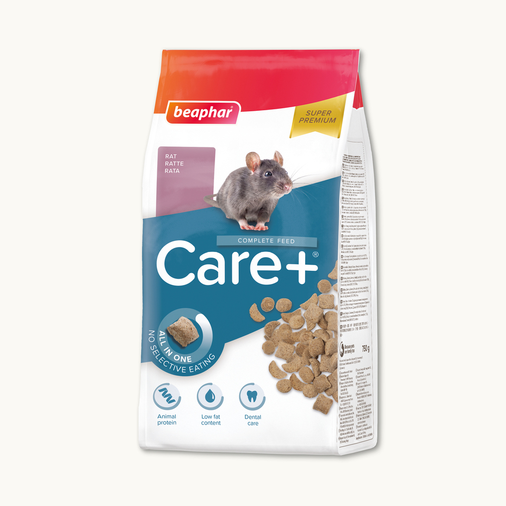 Care +, Alimentation extrudée super premium Rat - 750 g