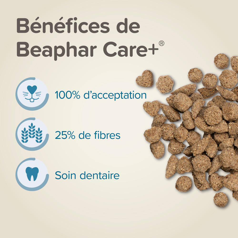 Care +, Alimentation extrudée super premium, Lapin - 1.5 kg