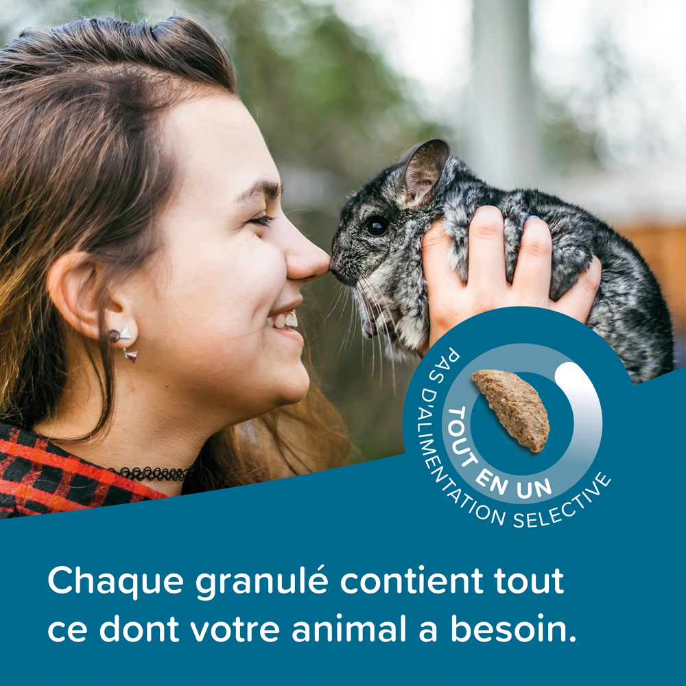 Care +, Alimentation extrudée super premium, Chinchilla