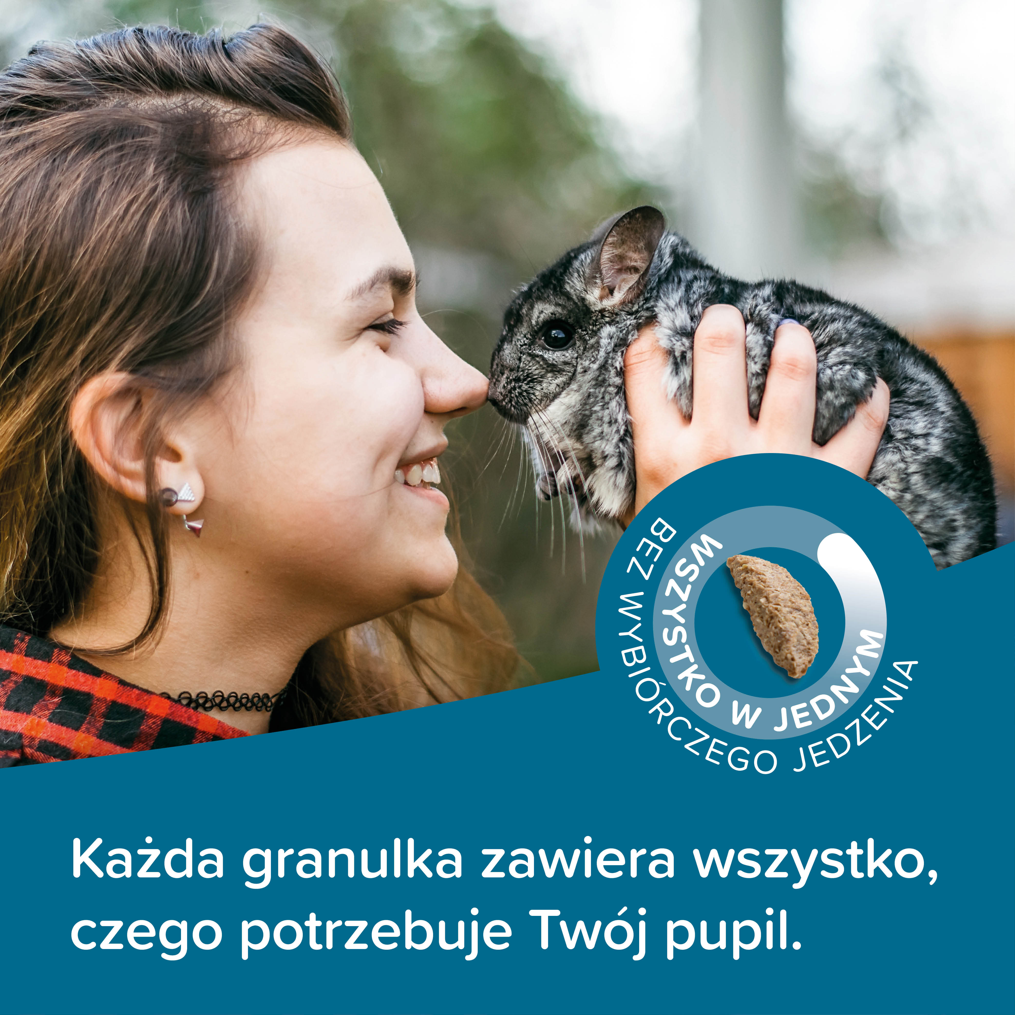 CARE+ CHINCHILLA 1,5KG - karma dla szynszyli