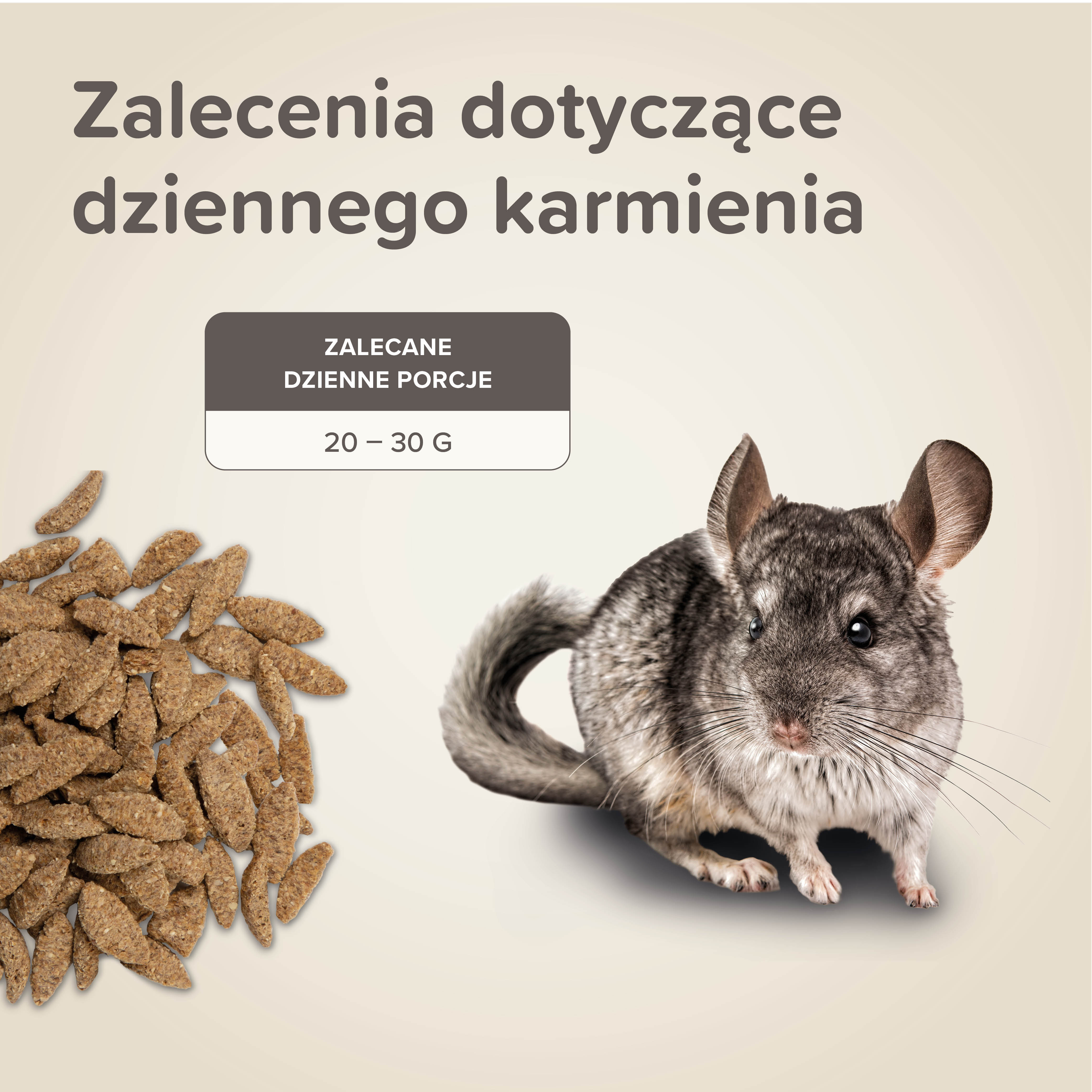 CARE+ CHINCHILLA 1,5KG - karma dla szynszyli