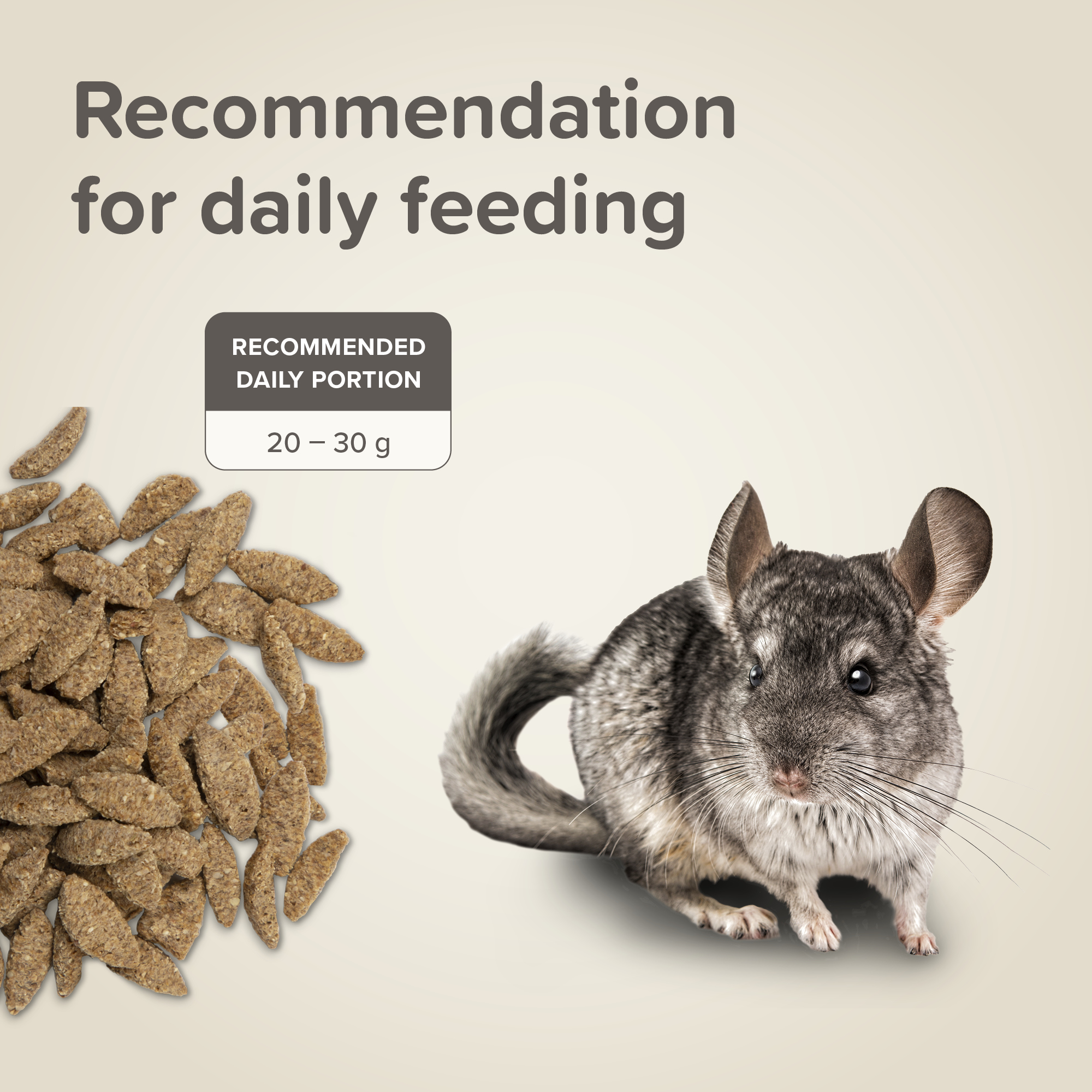 Beaphar CARE+® Chinchilla Food, 1.5kg
