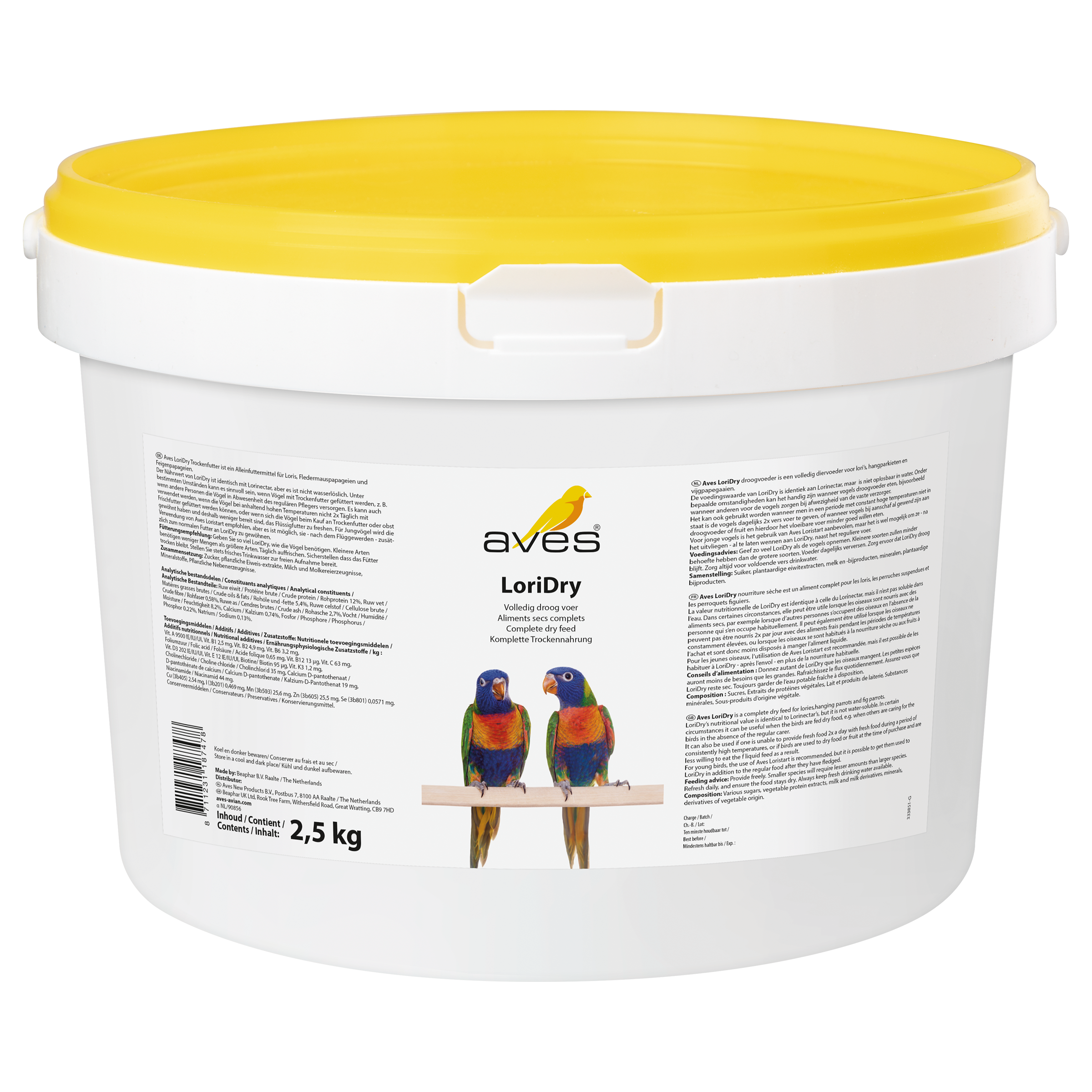 Aves LoriDry 2,5 kg