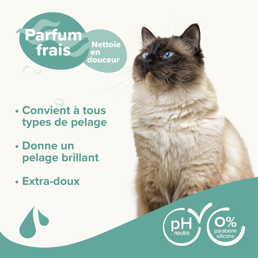 ESSENTIEL - Shampooing pour chat - 250 ml
