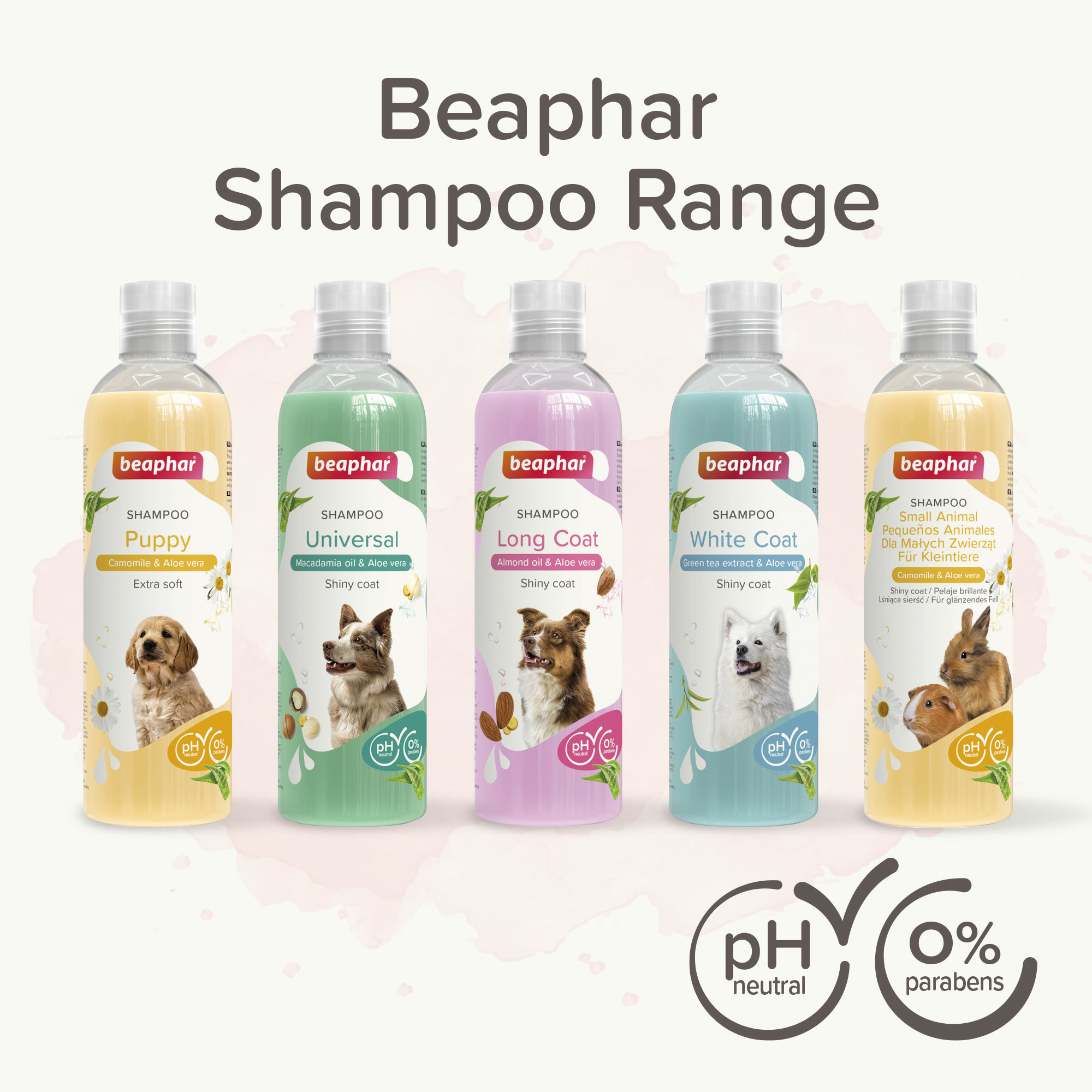 Beaphar Small Animal Shampoo with Camomile & Aloe vera - 250ml