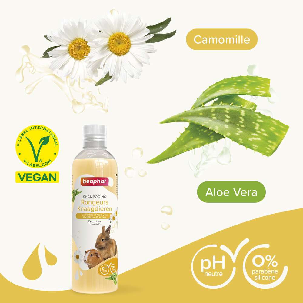 ESSENTIEL - Shampooing rongeurs et petits mammifères - 250 ml
