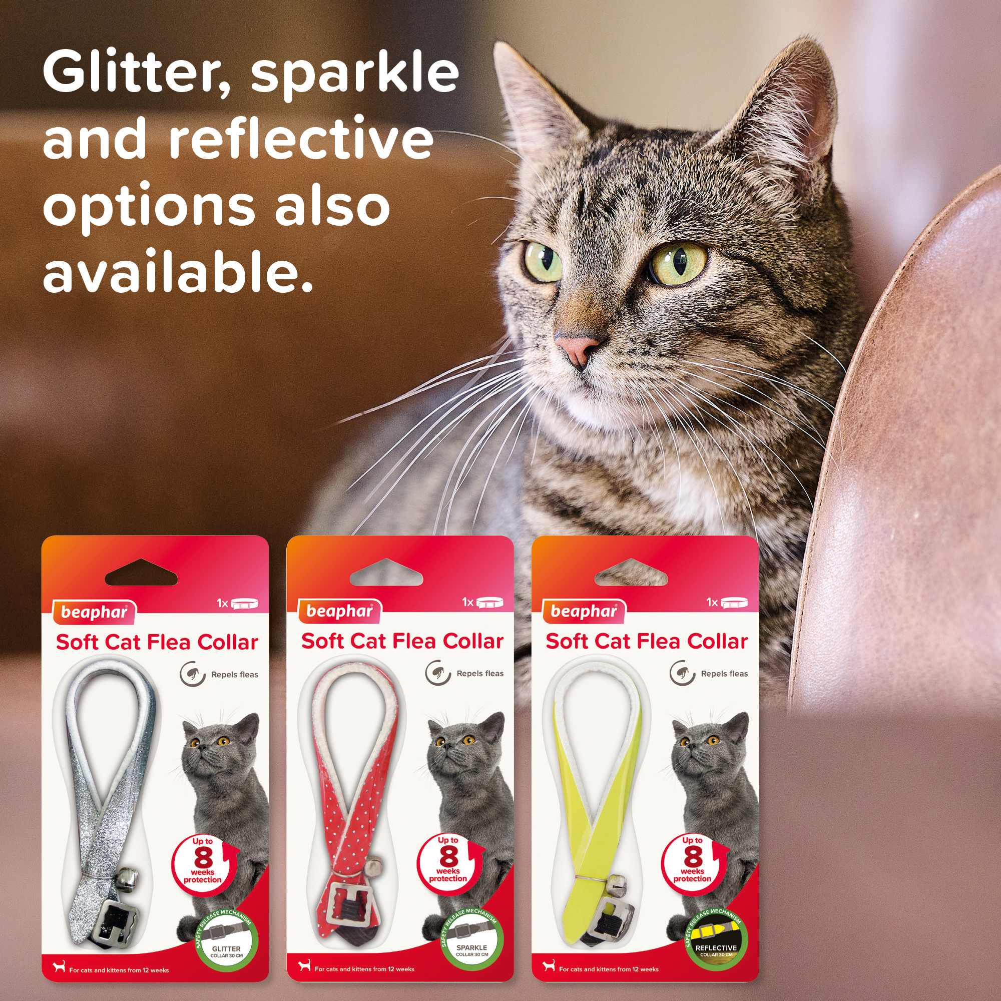Beaphar Soft Velvet Flea Collar for Cats