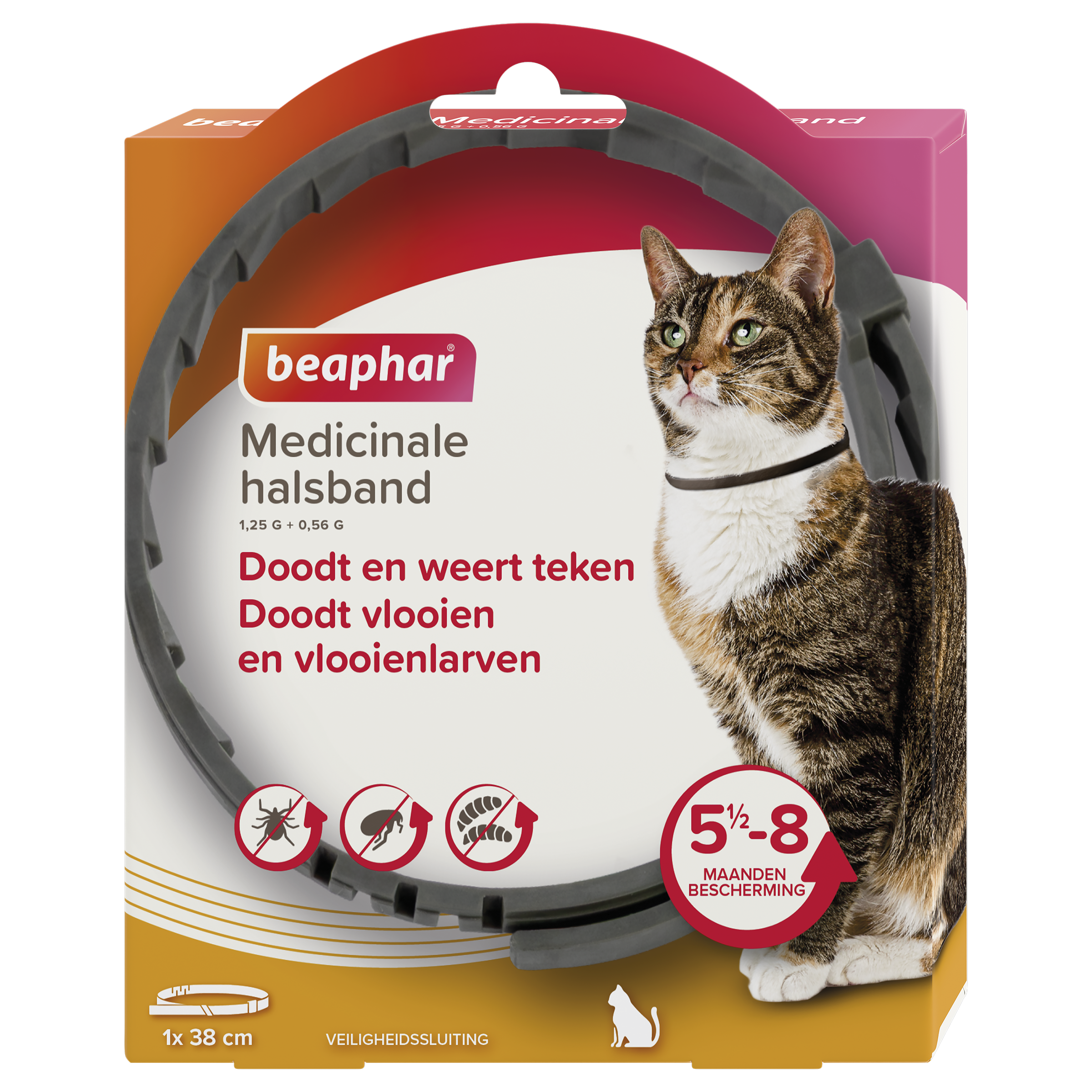 Beaphar Medicinale halsband kat 1st