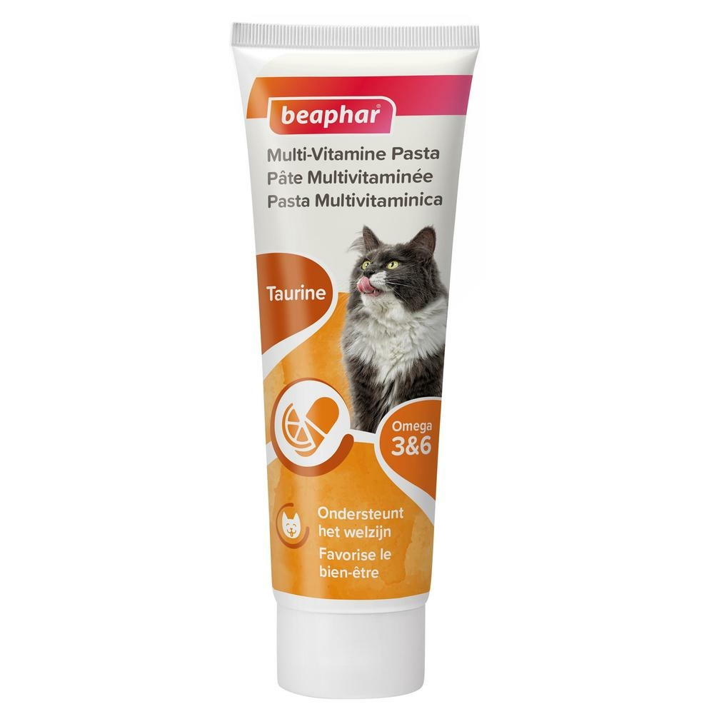 Pâte multivitaminée à la taurine et aux omégas pour chat 100g
