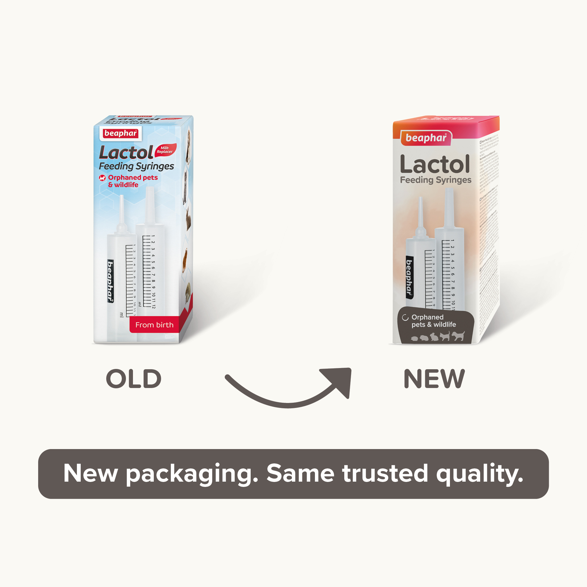 Lactol Milk Replacer Feeding Syringes for Kittens, Puppies & Small Animals, 2 syringes