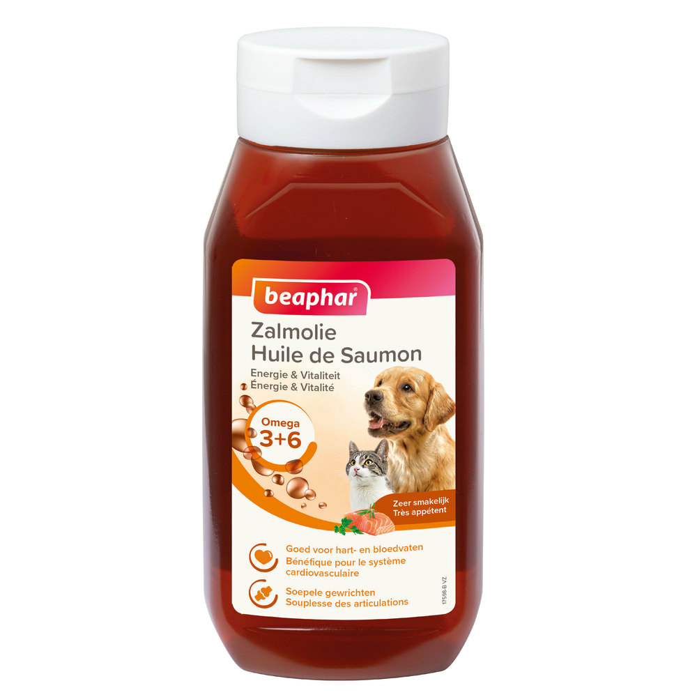Huile de saumon pour chien et chat 430 ml