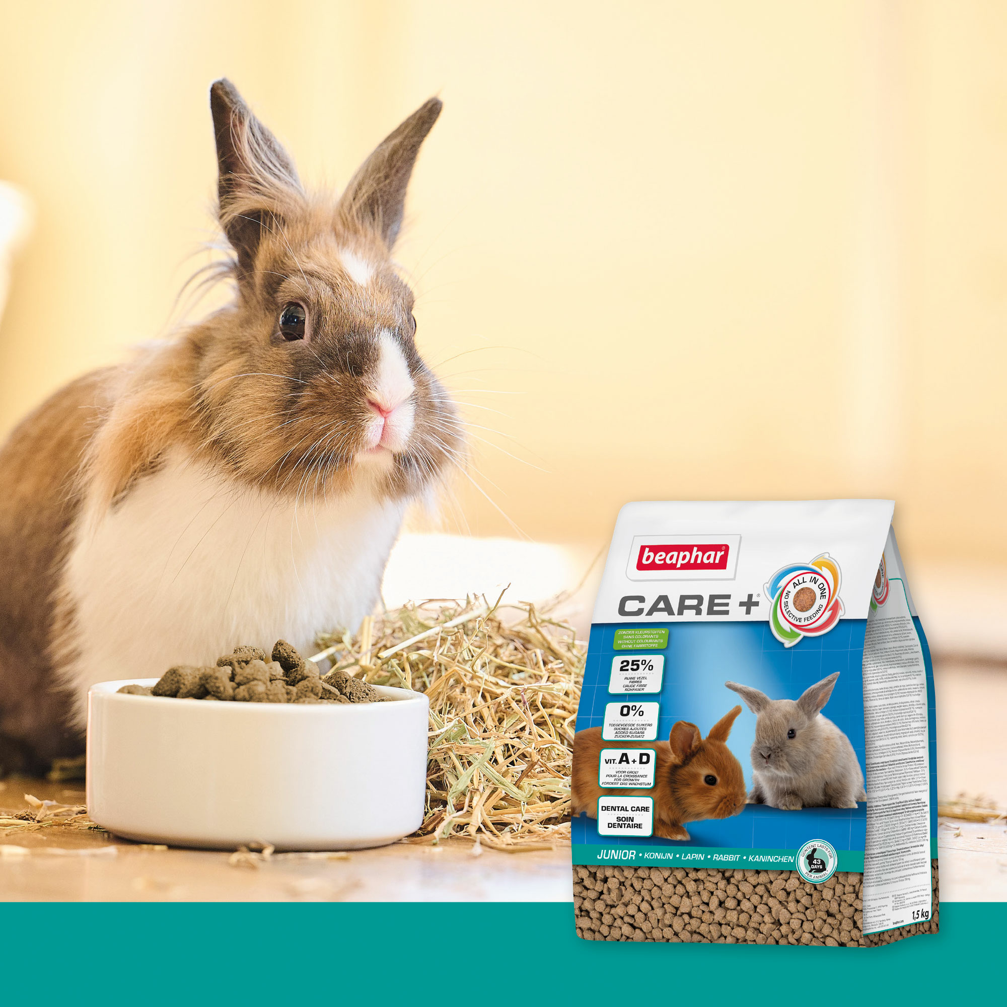 Care+ Kaninchen Junior - 10kg