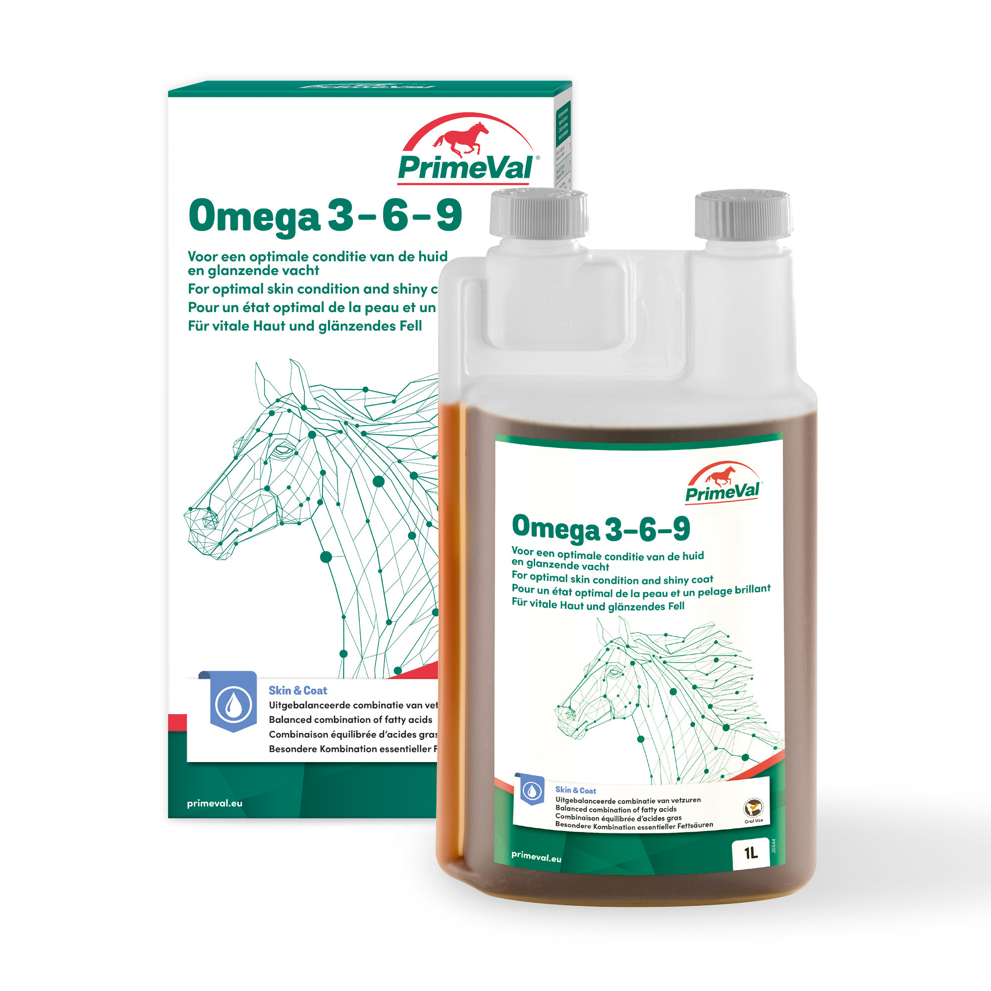 PrimeVal Omega 3-6-9 Paard 1 l