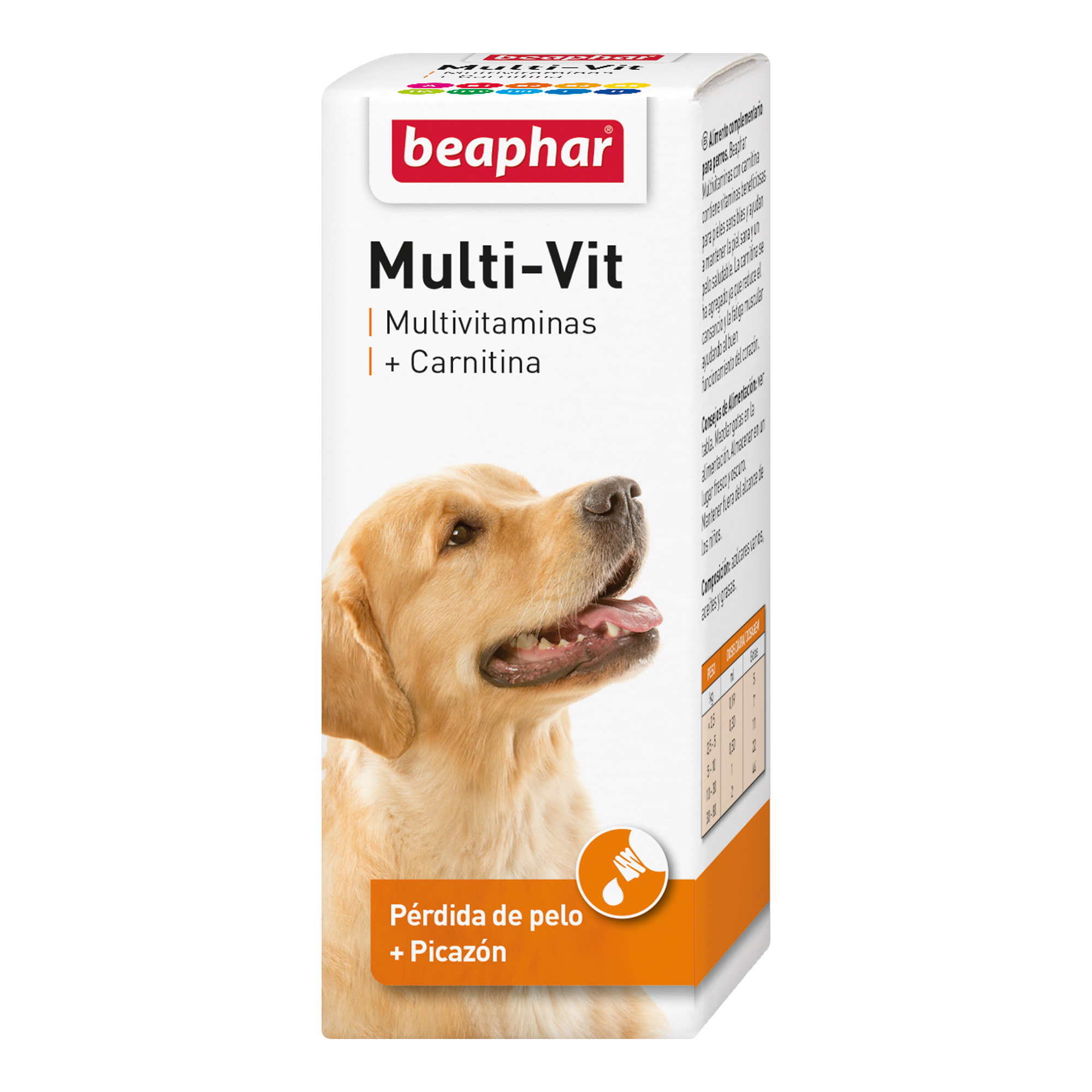 Beaphar Multivitaminas Con Carnitina para Perro - 50ml