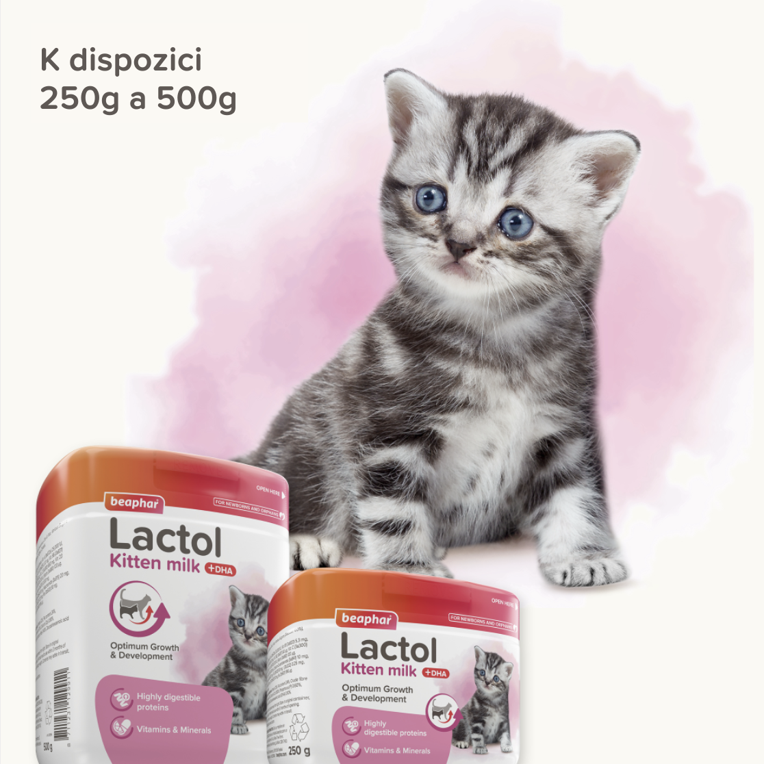 Unikátní náhražka mateřského mléka Lactol Kitty Milk