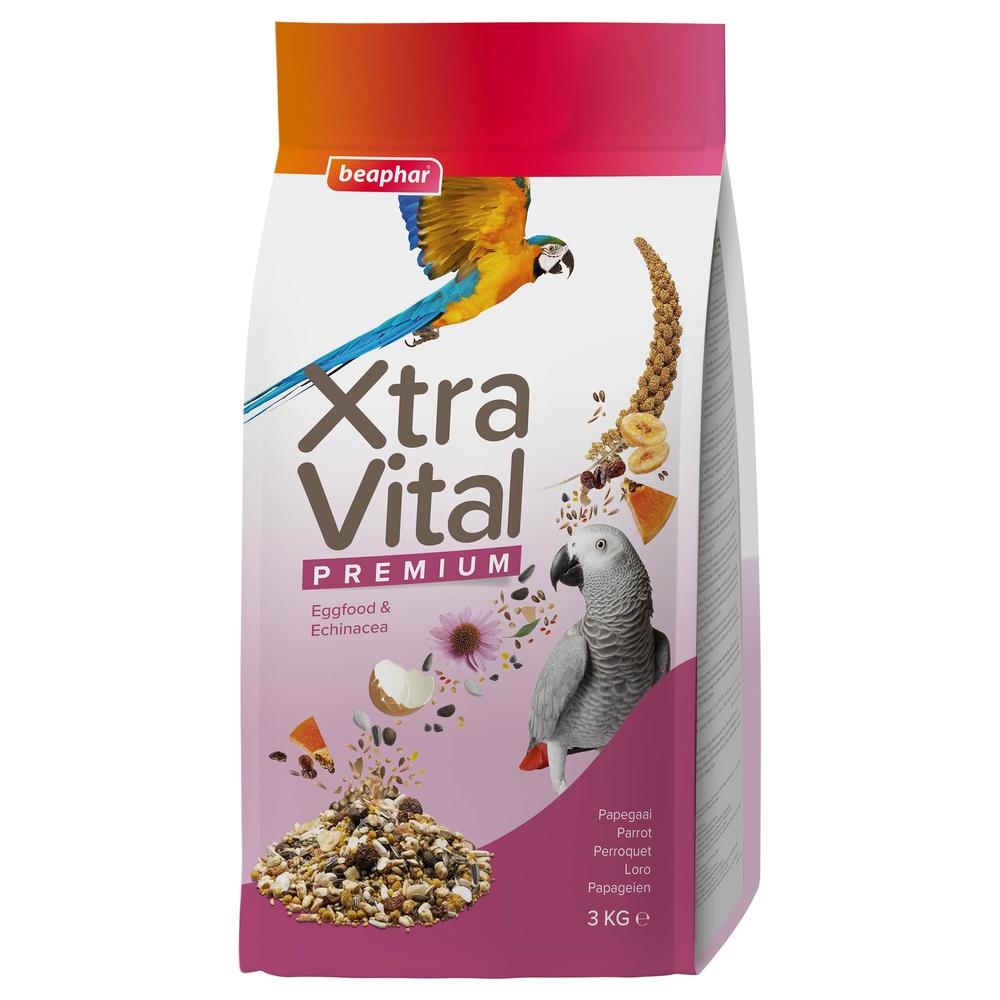 Beaphar XtraVital Alimentation complète pour Perroquets - 3 kg