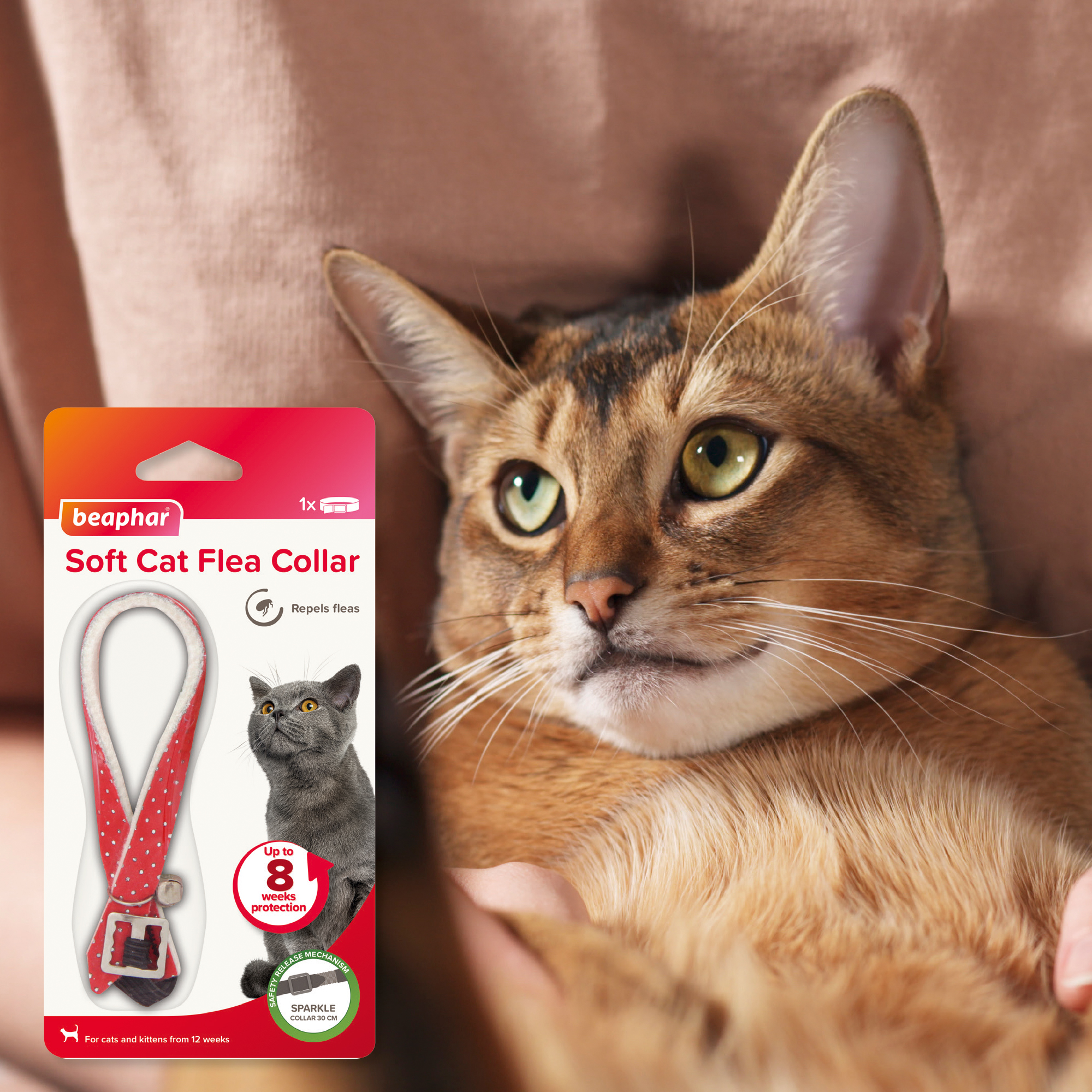Beaphar Soft Sparkle Flea Collar for Cats