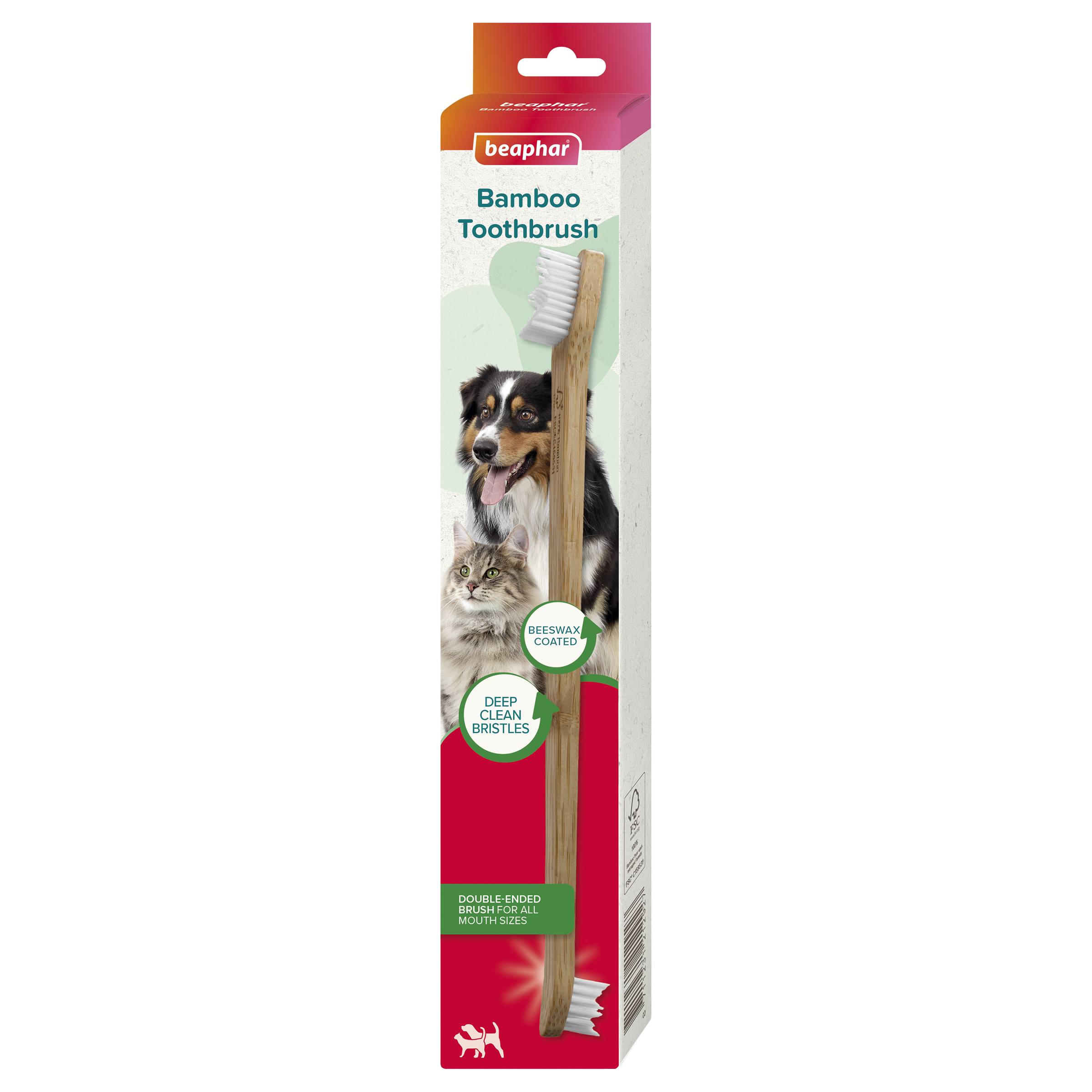 Beaphar Toothbrush Bamboo Dog & Cat